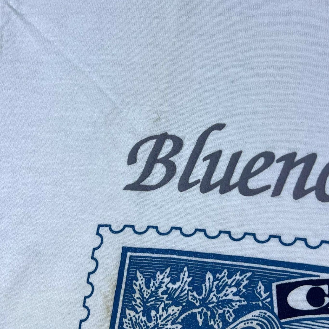 Fruit Of The Loom VINTAGE Canada Stamp Map Graphic White Cotton T-Shirt Large Mens Fruit of the Loom Size US L / EU 52-54 / 3 - 7 Thumbnail