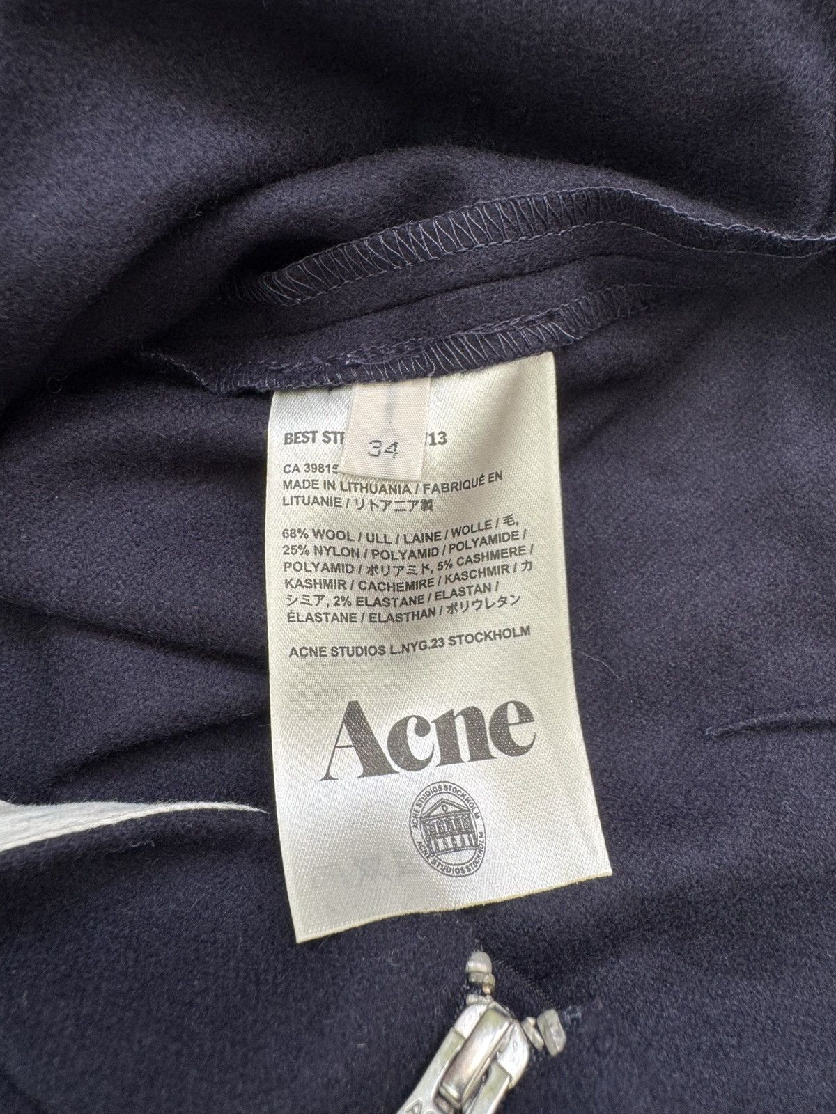 Acne Studios Acne Studios Wool Pants Size 25" / US 0 / IT 36 - 12 Thumbnail