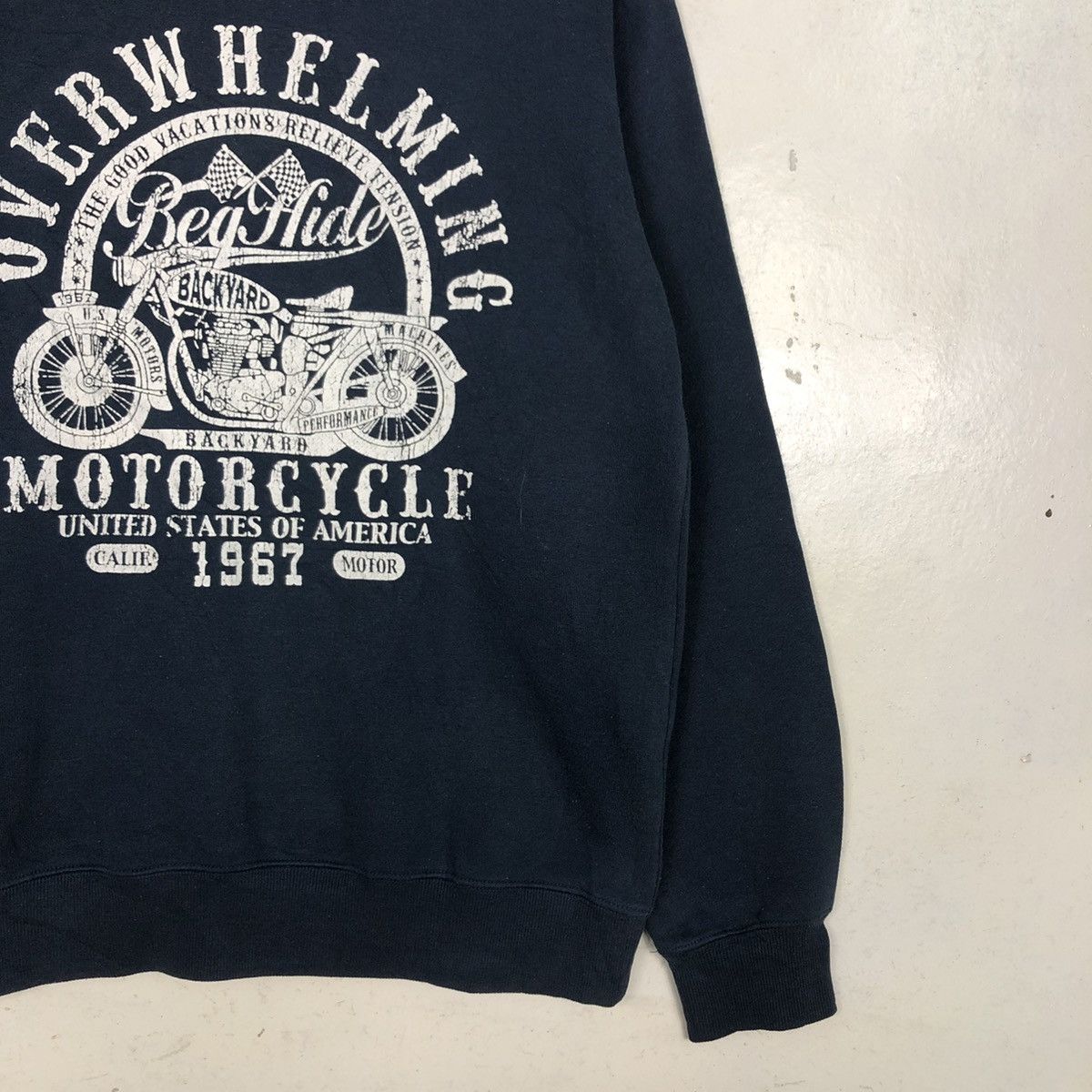 Japanese Brand 📌Beg Hide Motor United State of America Sweatshirt Punk Size US M / EU 48-50 / 2 - 7 Thumbnail