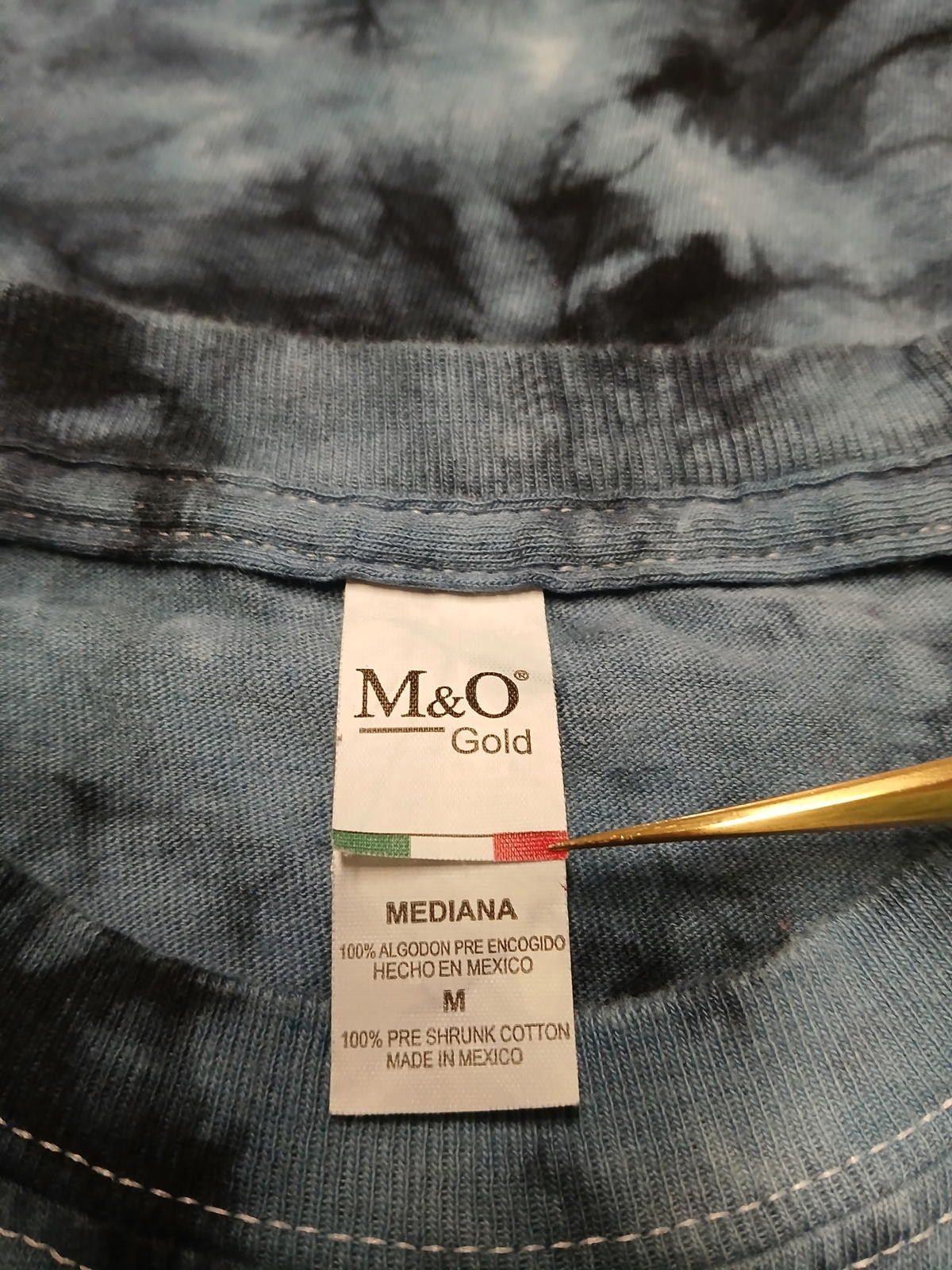 Other M&O Gold Unisex Sz M Blue Woodstock T-Shirt Music & Peace Size US M / EU 48-50 / 2 - 3 Thumbnail