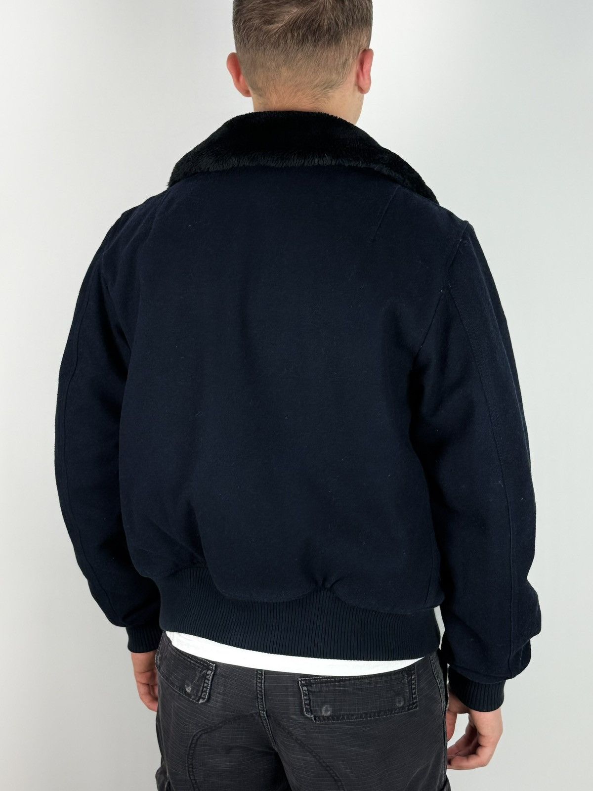 Alpha Industries Alpha Industries Wool Winter Navy Bomber Size US M / EU 48-50 / 2 - 3 Thumbnail