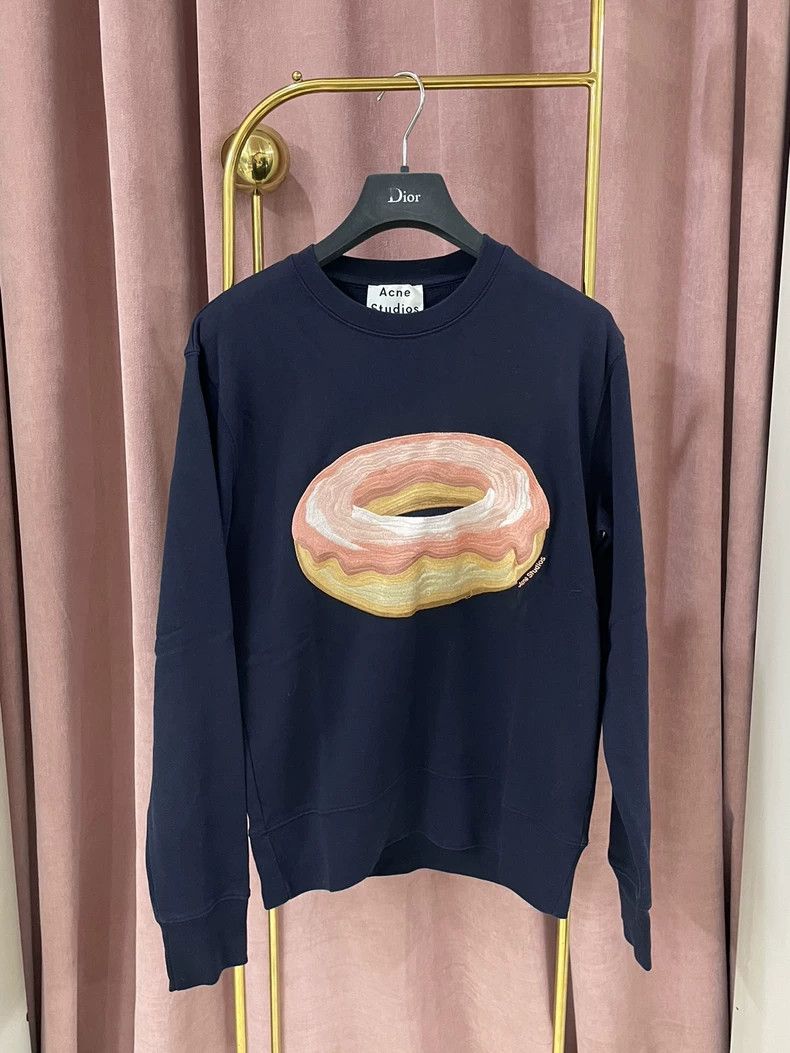 Acne Studios acne studiosNavy blue donut hoodie 2503-Nextarrow Size US XXS / EU 40 - 1 Thumbnail