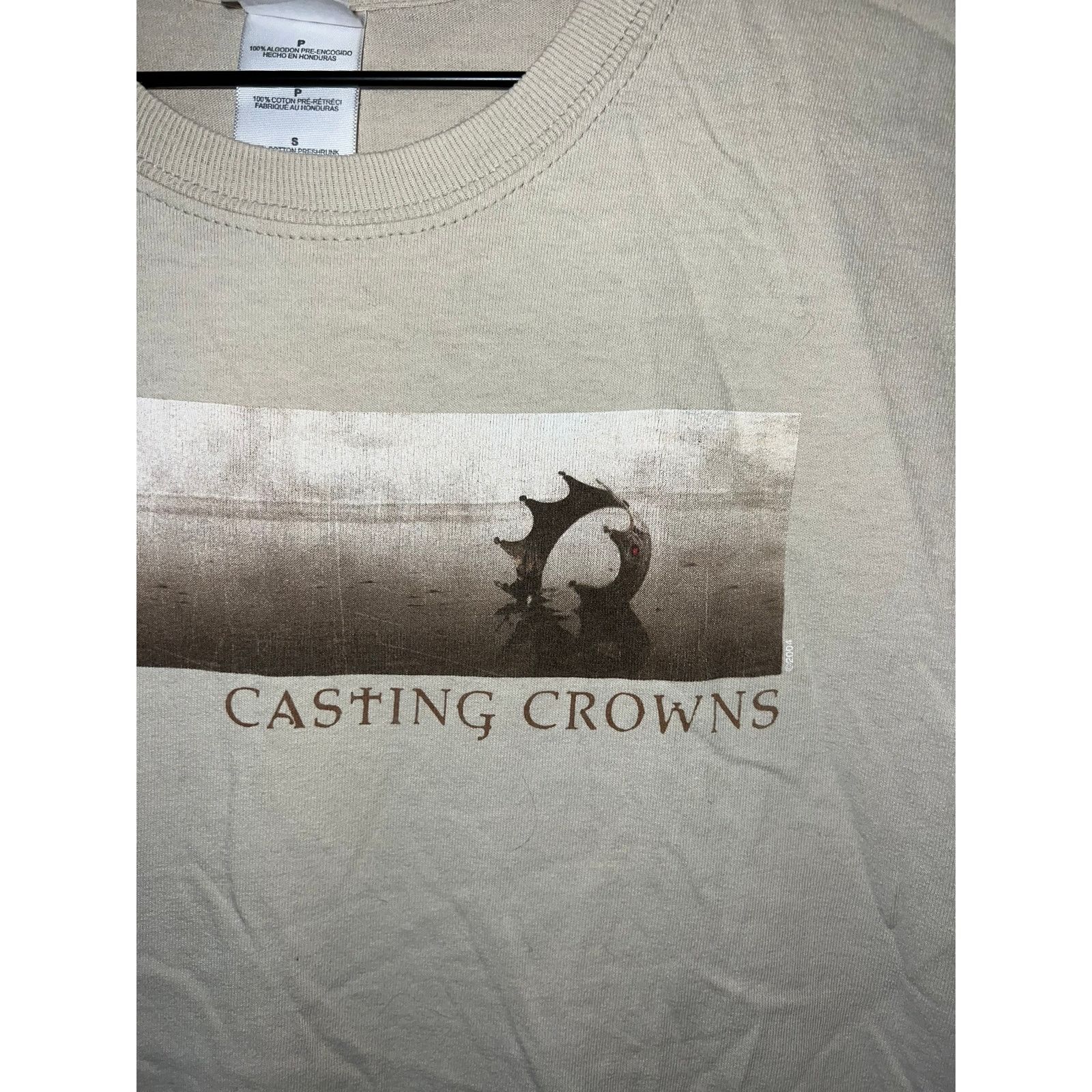 Gildan Vintage Casting Crowns Shirt I Am Yours Band Brown Tee Small Size US S / EU 44-46 / 1 - 2 Thumbnail