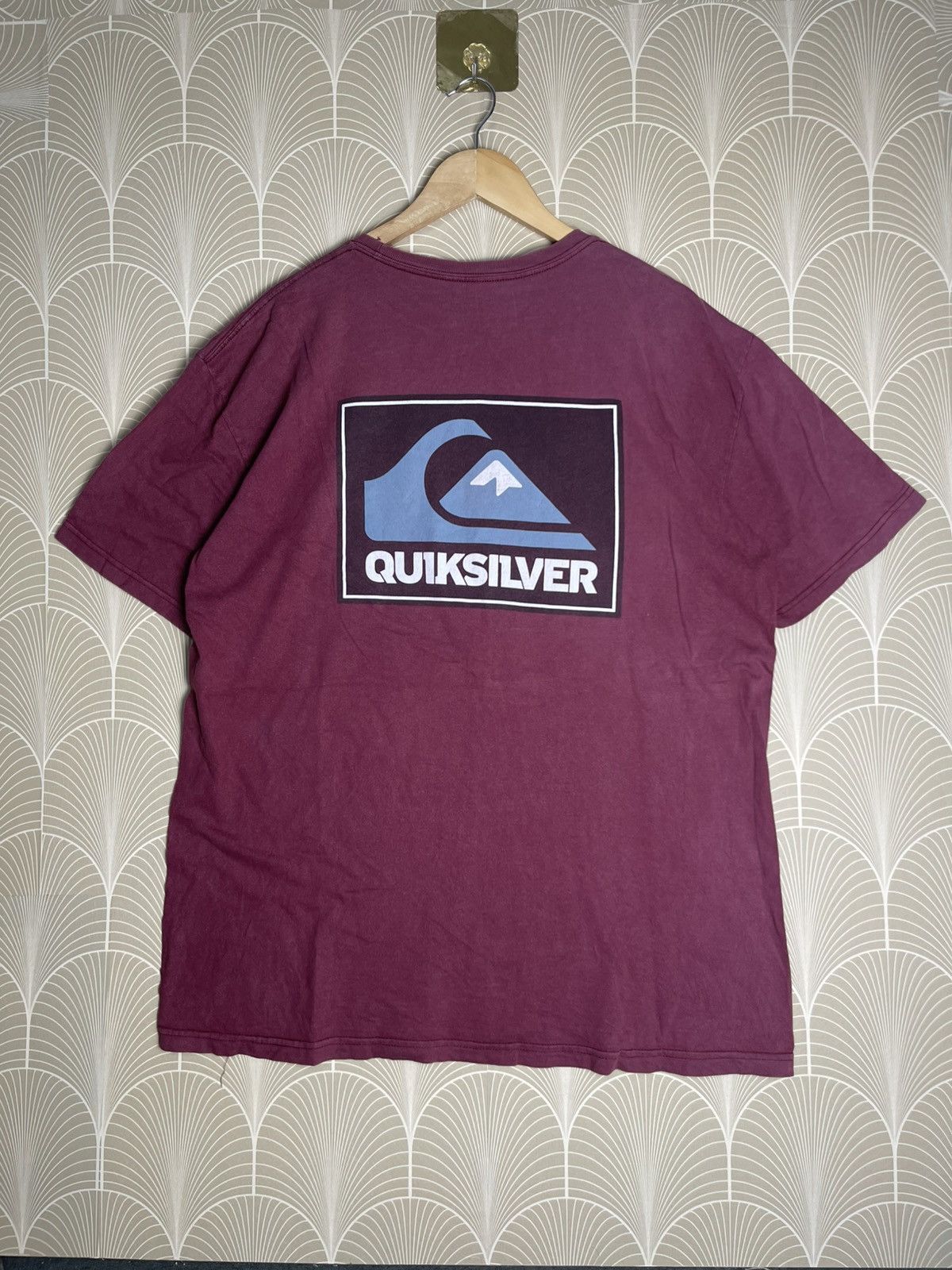 Quiksilver × Vintage VINTAGE QUICKSILVER BIG LOGO TSHIRT SUN FADED XL Size US XL / EU 56 / 4 - 1 Thumbnail