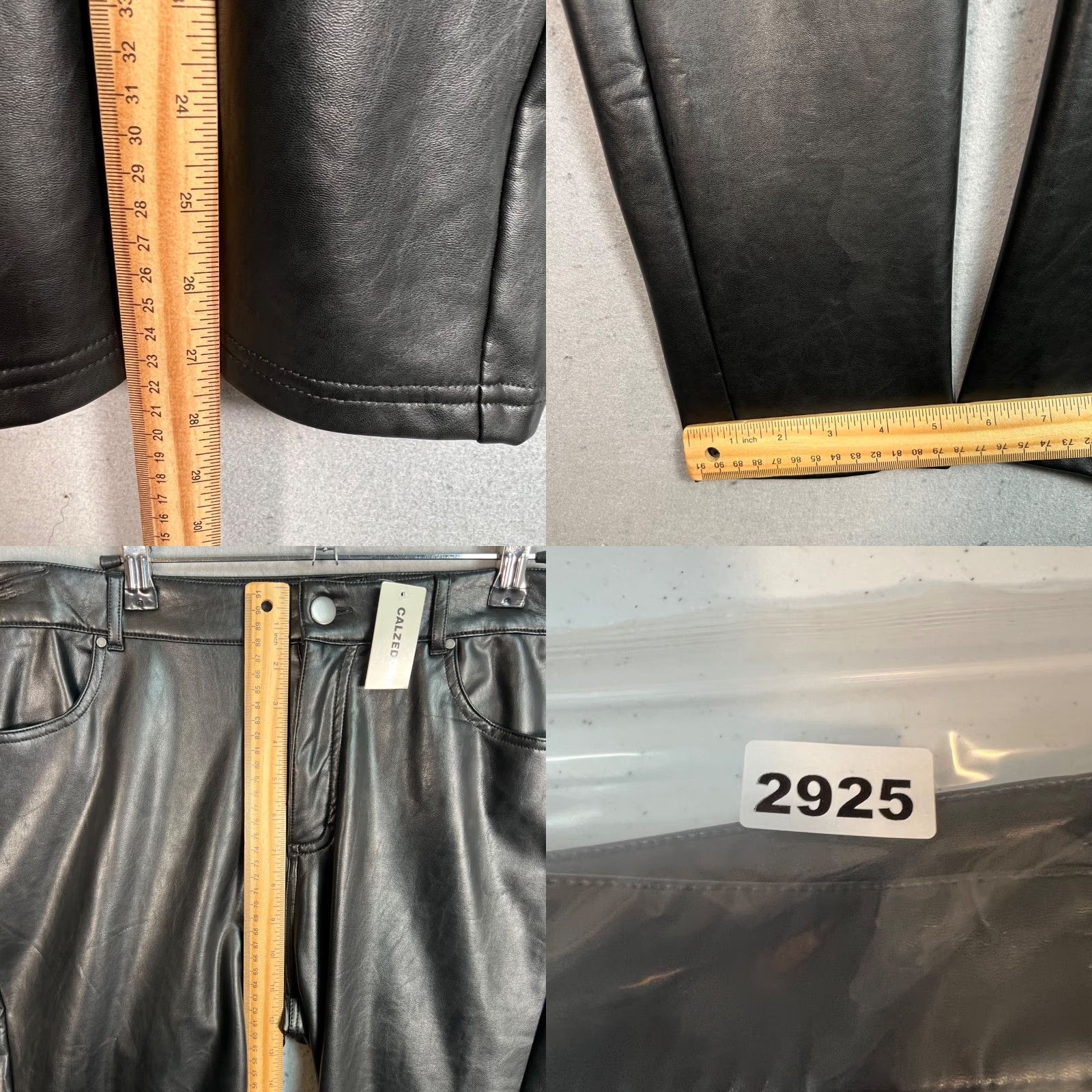 Calzedonia Calzedonia Womens XL Black Faux Leather High-Waisted Skinny Pants NEW! Calzedonia Womens XL Black Faux Leather High-Waisted Skinny Pants NEW! Size 40" / US 18 - 8 Thumbnail