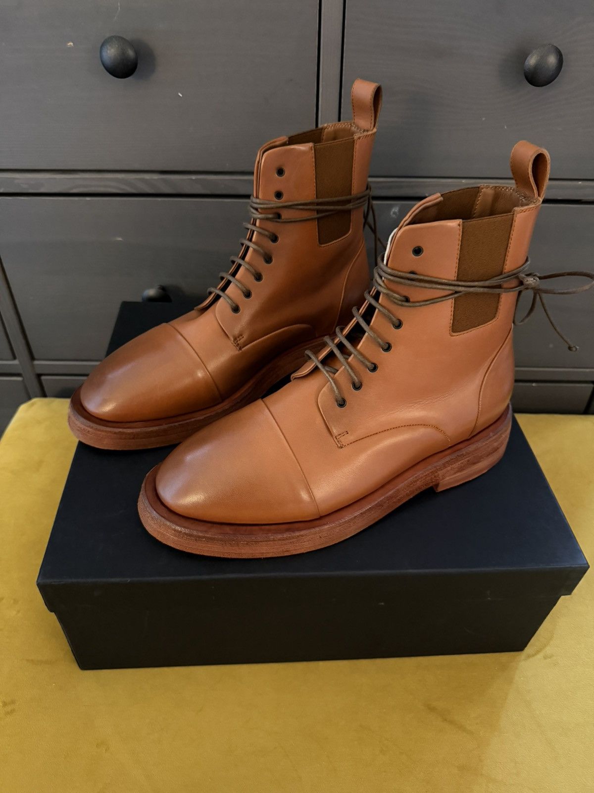 Marsell $1.3k combat boots, US8–8.5 (READ DESCRIPTION) Size US 8 / EU 41 - 4 Thumbnail