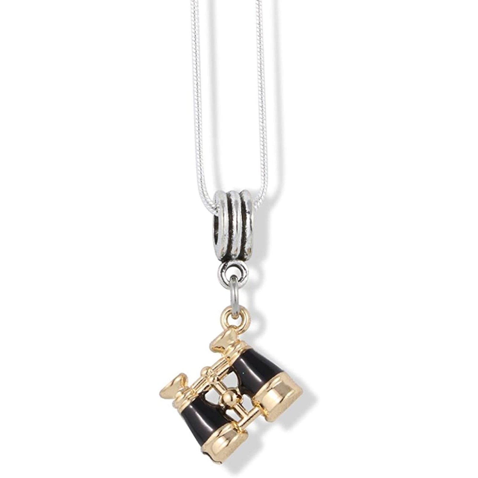 & Other Stories Binoculars Black and Gold Necklace Pendant Jewelry Size ONE SIZE - 1 Thumbnail