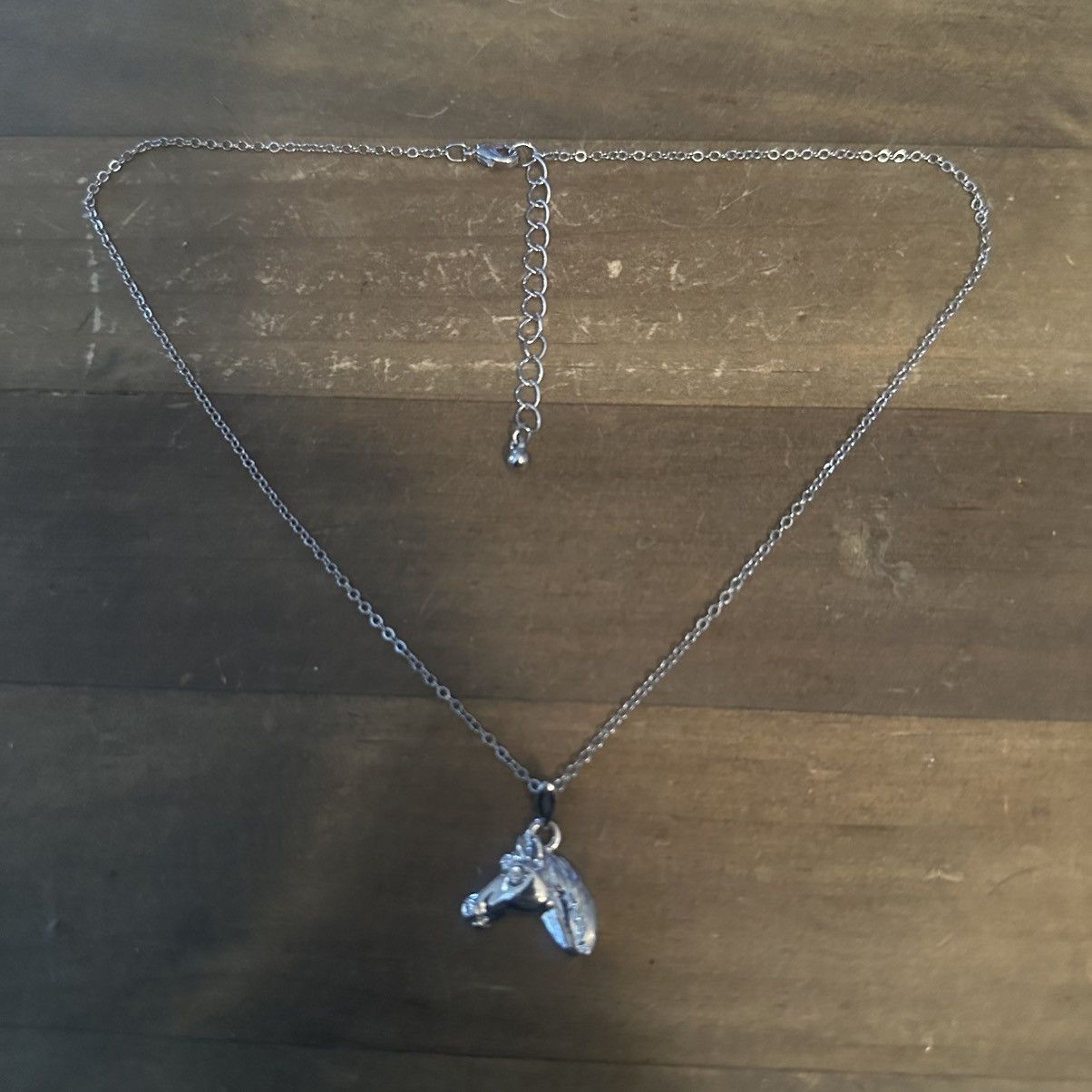 Other Silver tone horse head pendant necklace Size ONE SIZE - 2 Thumbnail