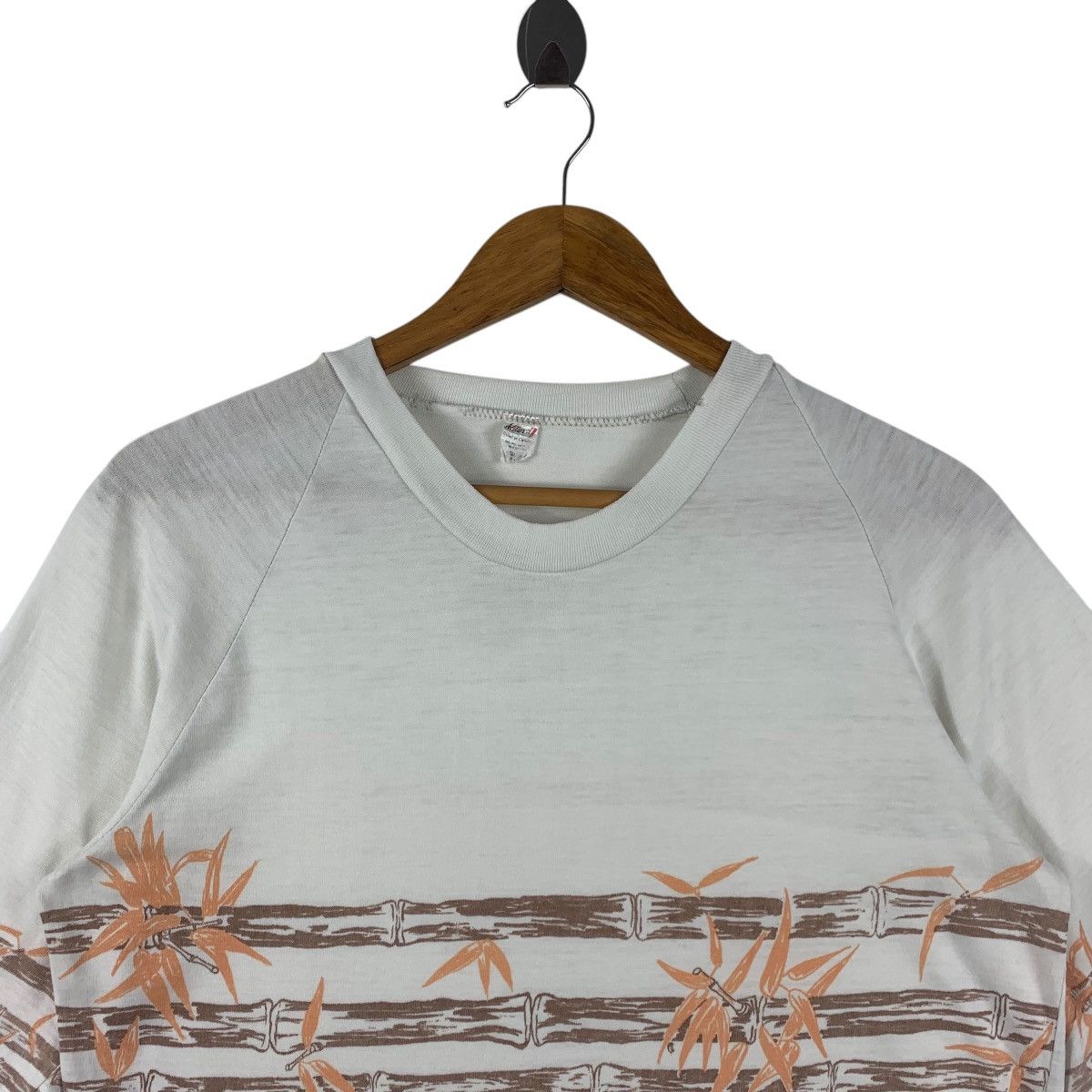 Vintage Vintage 90s BAMBOO Printed art tee Size US M / EU 48-50 / 2 - 2 Thumbnail