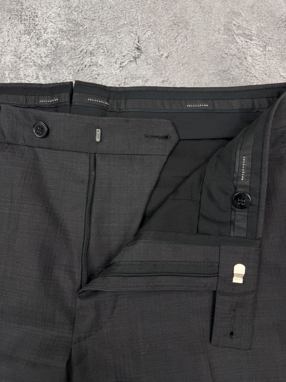 Versace Versace Men Check Suit Set Dark Grey Size M Size 50R - 15 Thumbnail