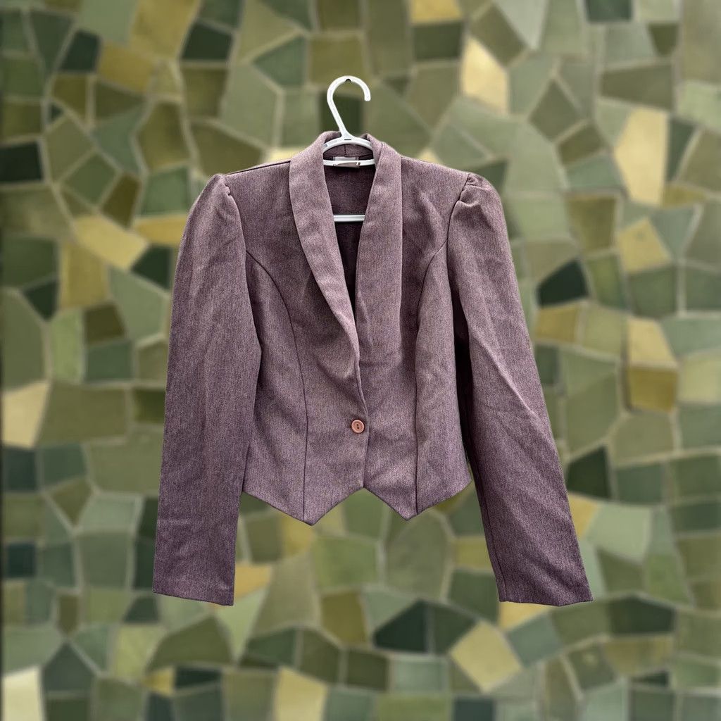 Vintage VINTAGE Unbranded Blazer Womens Purple Size 34 Long Sleeve Button VTG Size XXS / US 00 / IT 34 - 1 Thumbnail
