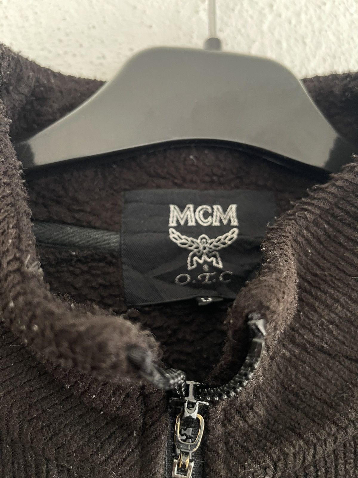 MCM MCM O.T.C Big Logo Fleece Full Zipper Jacket Size US L / EU 52-54 / 3 - 4 Thumbnail