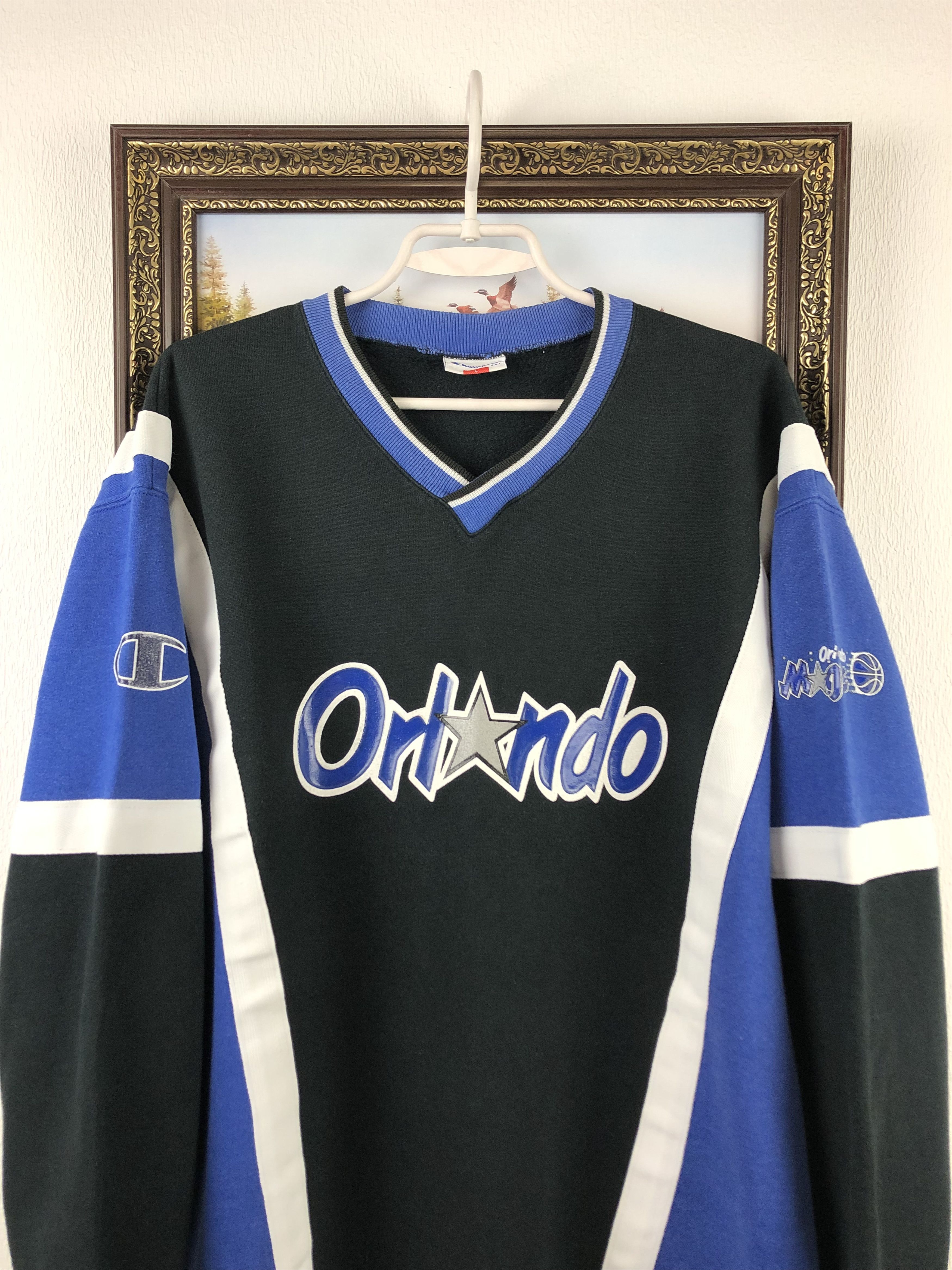 Champion Vintage Orlando Magic Champion Sweatshirt Over Print Size US L / EU 52-54 / 3 - 2 Thumbnail
