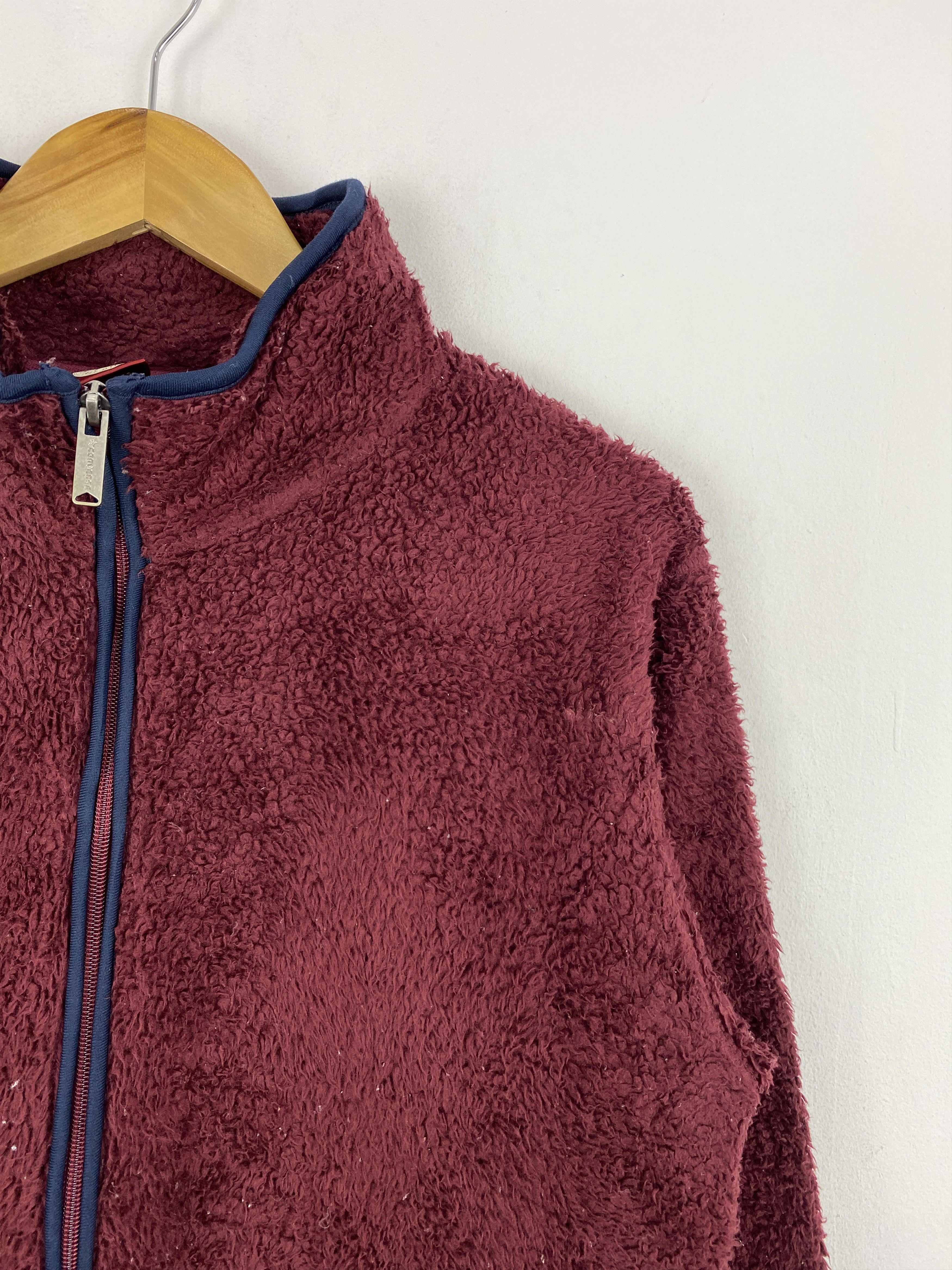 Converse × Vintage Vintage Converse Fleece Sherpa Zipper Jacket MJ0051 Size US L / EU 52-54 / 3 - 7 Thumbnail