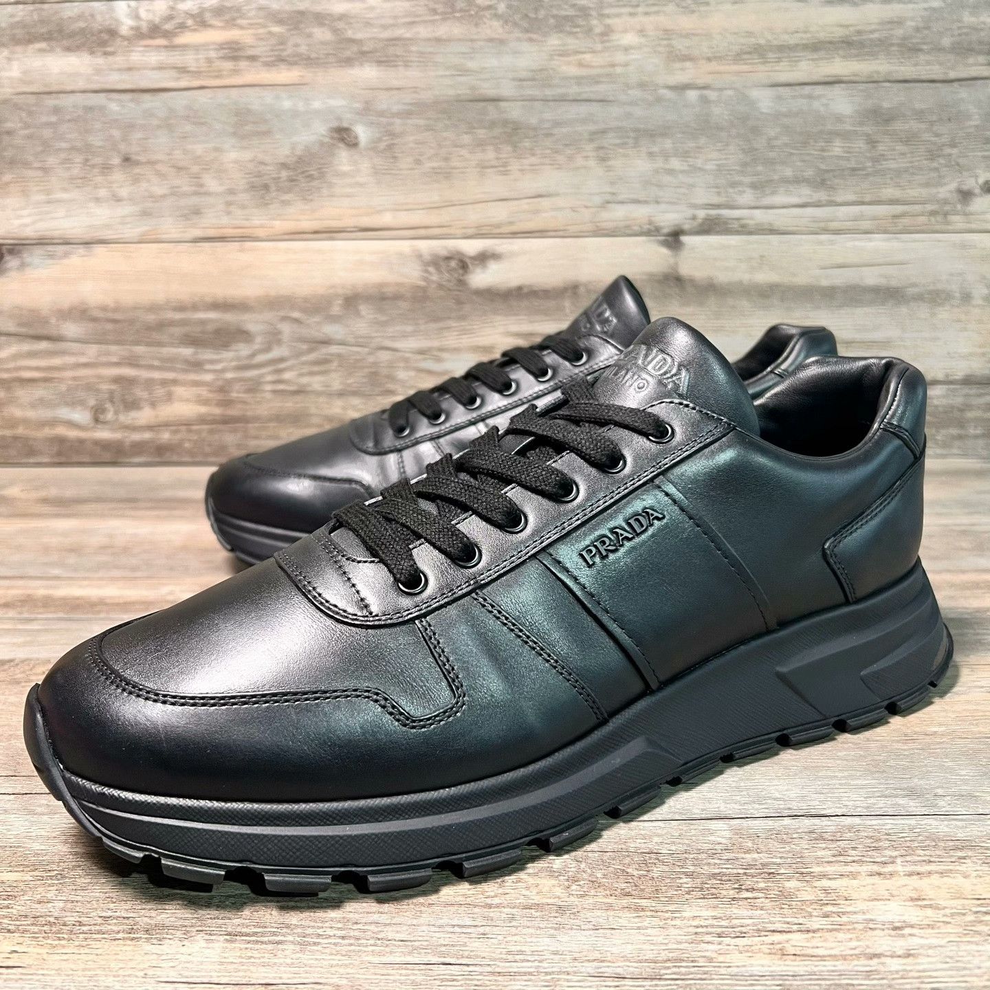 Prada Prada Casual Black Lowtop Sneakers 44 Men Size US 10.5 / EU 43-44 - 1 Thumbnail