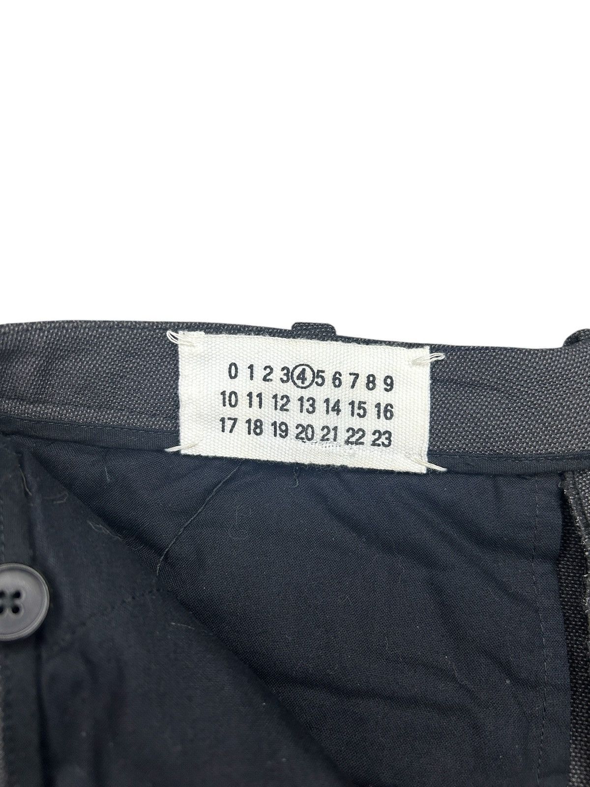 Maison Margiela S/S 10 Line 4 Usual Shape Wool Trousers Size 27" / US 4 / IT 40 - 3 Thumbnail