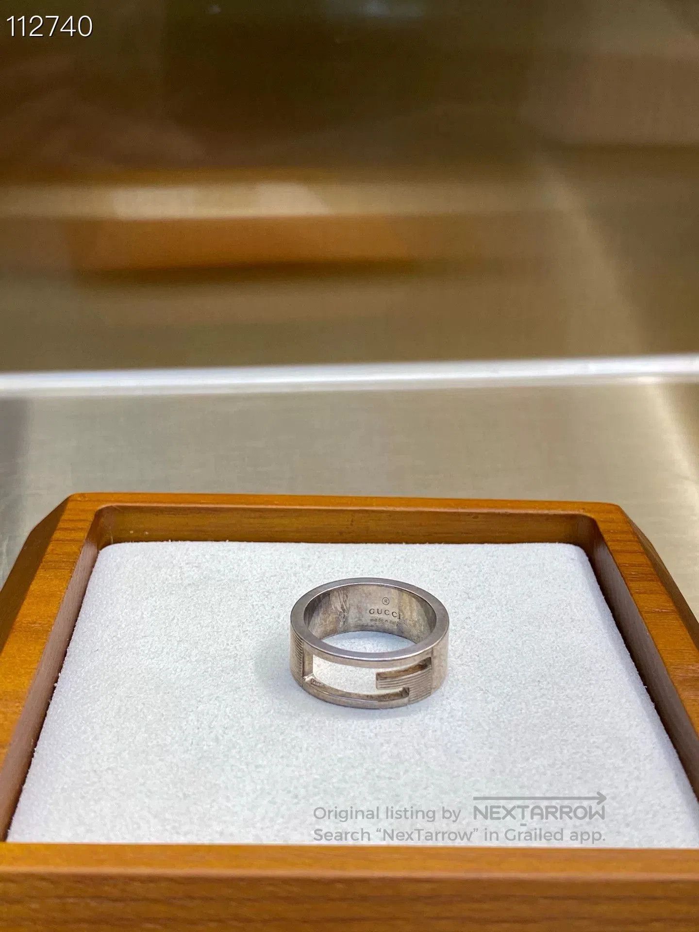 Gucci Gucci 925 Silver Ring Size 55. Size ONE SIZE - 1 Thumbnail