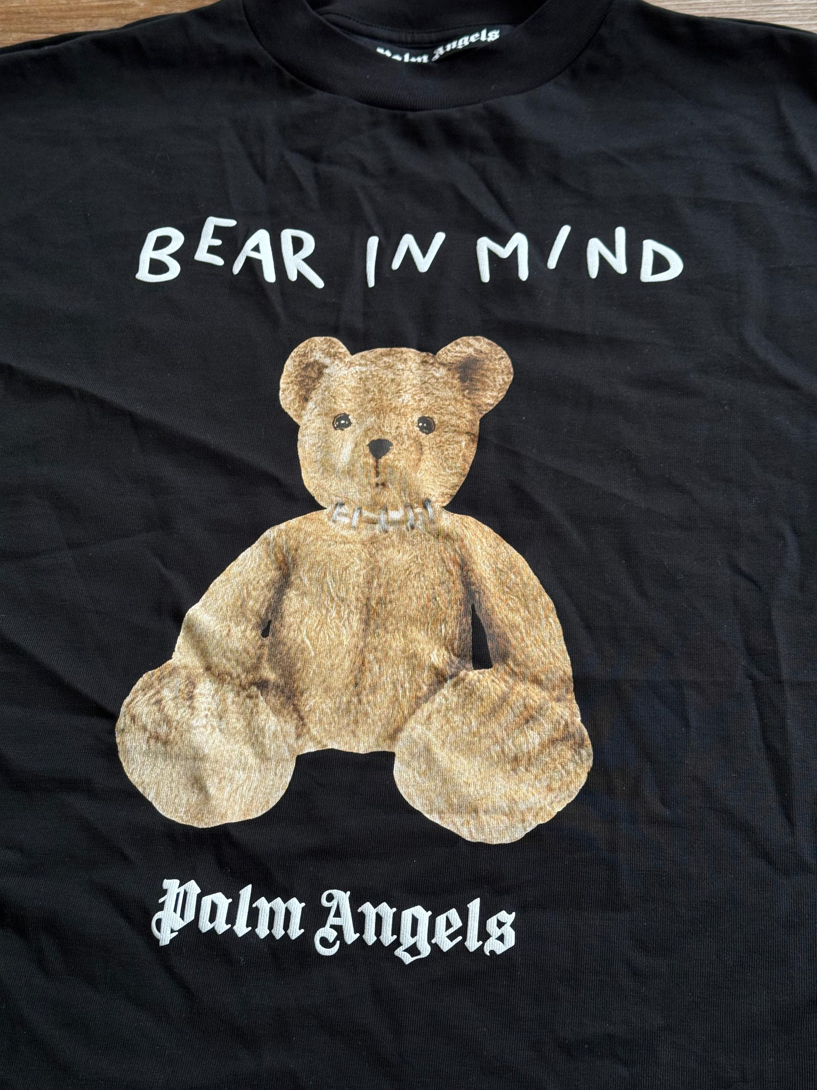 Palm Angels CC000021 Bear In Mind T-Shirt in Black Size US XXL / EU 58 / 5 - 2 Thumbnail