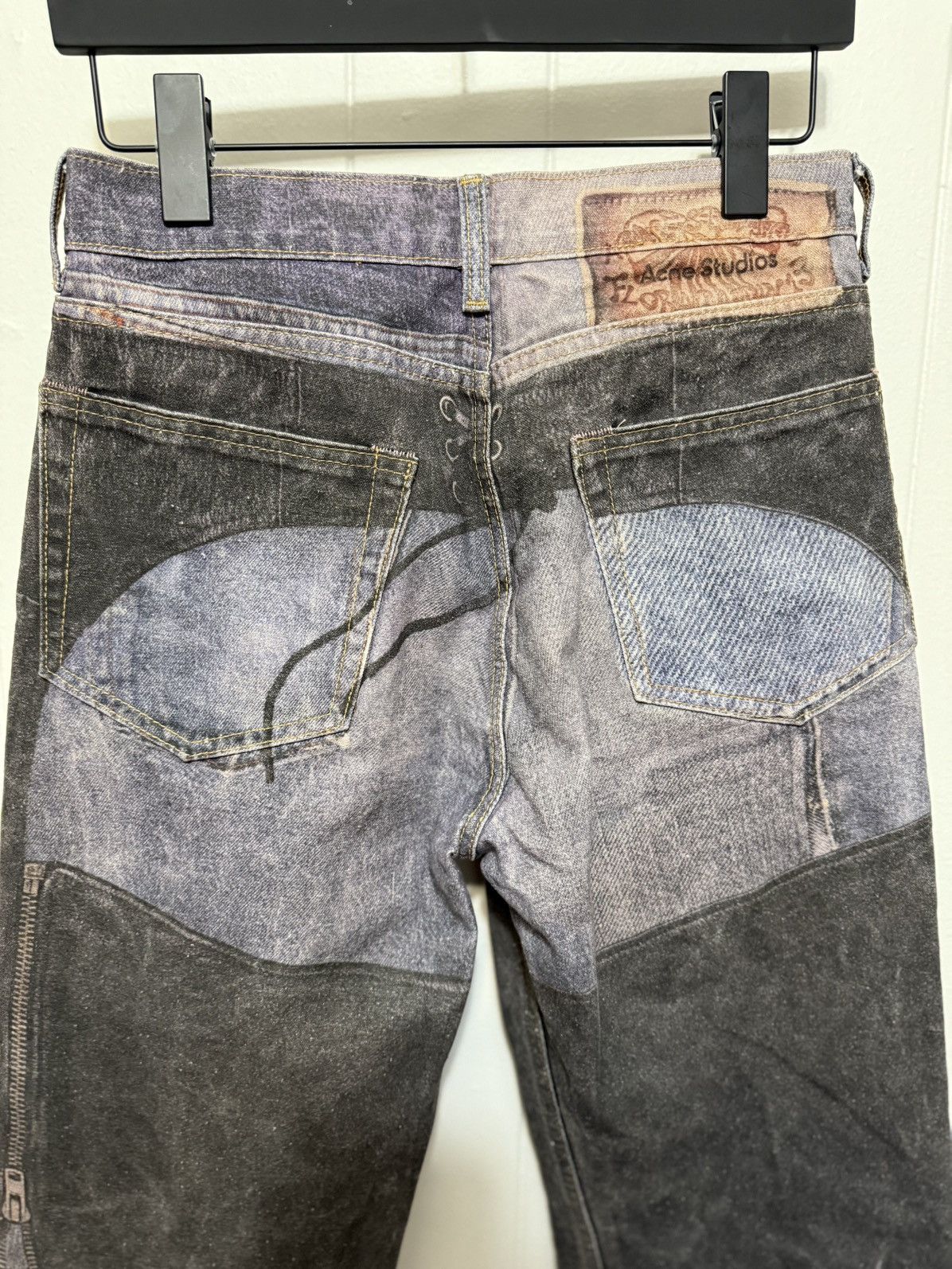 Acne Studios Acne Studios Trompe l'Oeil Chaps Jeans Size 28" / US 6 / IT 42 - 4 Thumbnail