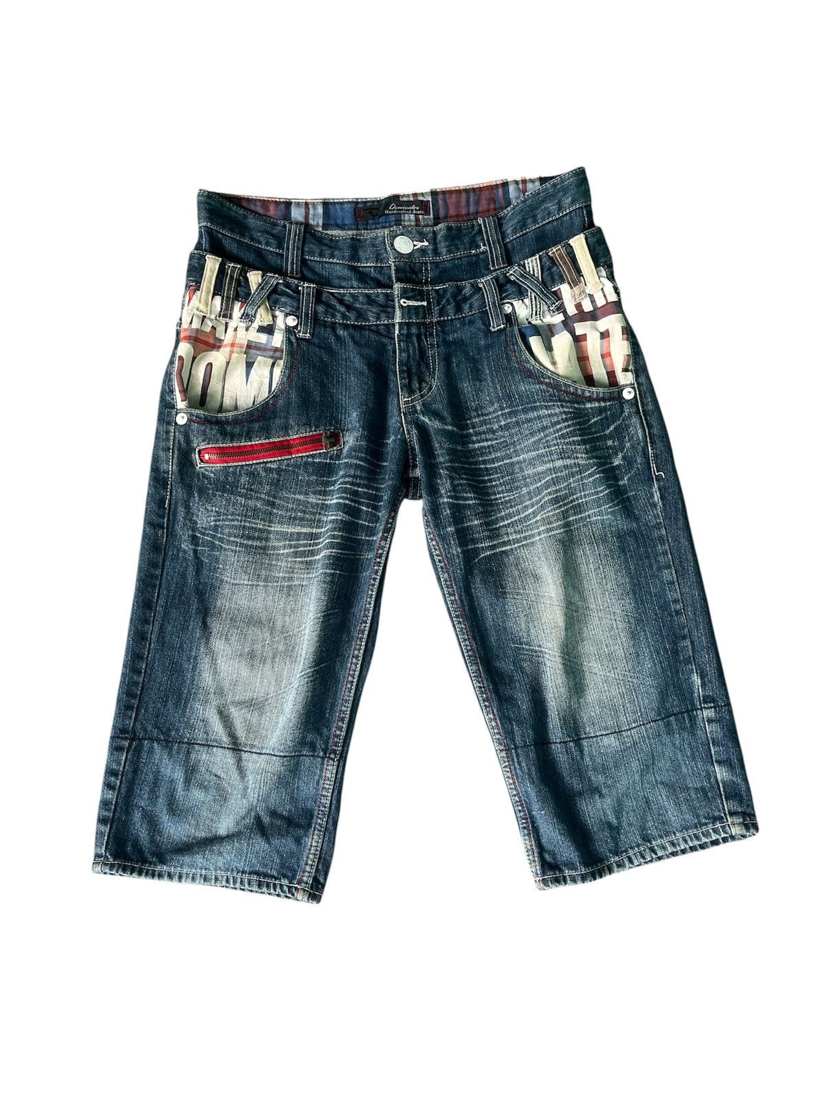 20471120 Japanese Dominate Punk Short Jeans Size US 34 / EU 50 - 1 Thumbnail