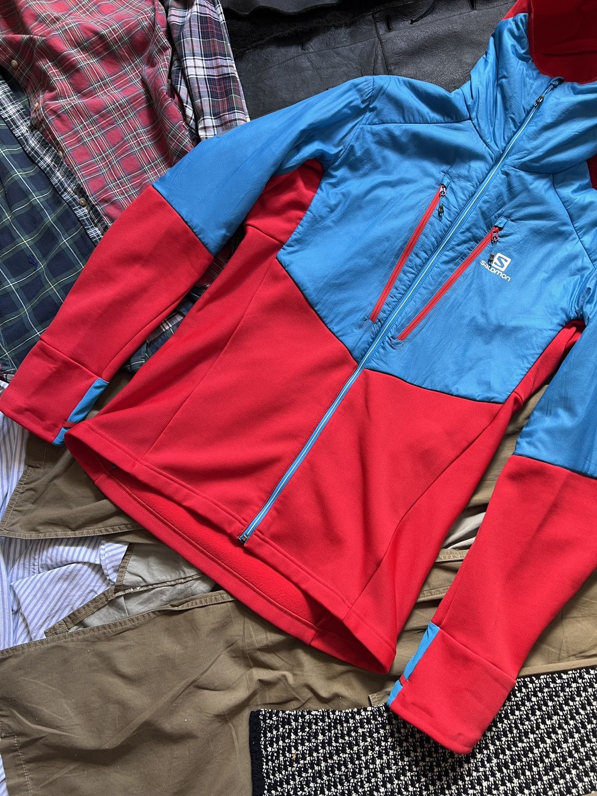 Salomon Salomon Drifter Air Mid Polartec Pertex Quantum Jacket Size US M / EU 48-50 / 2 - 8 Thumbnail