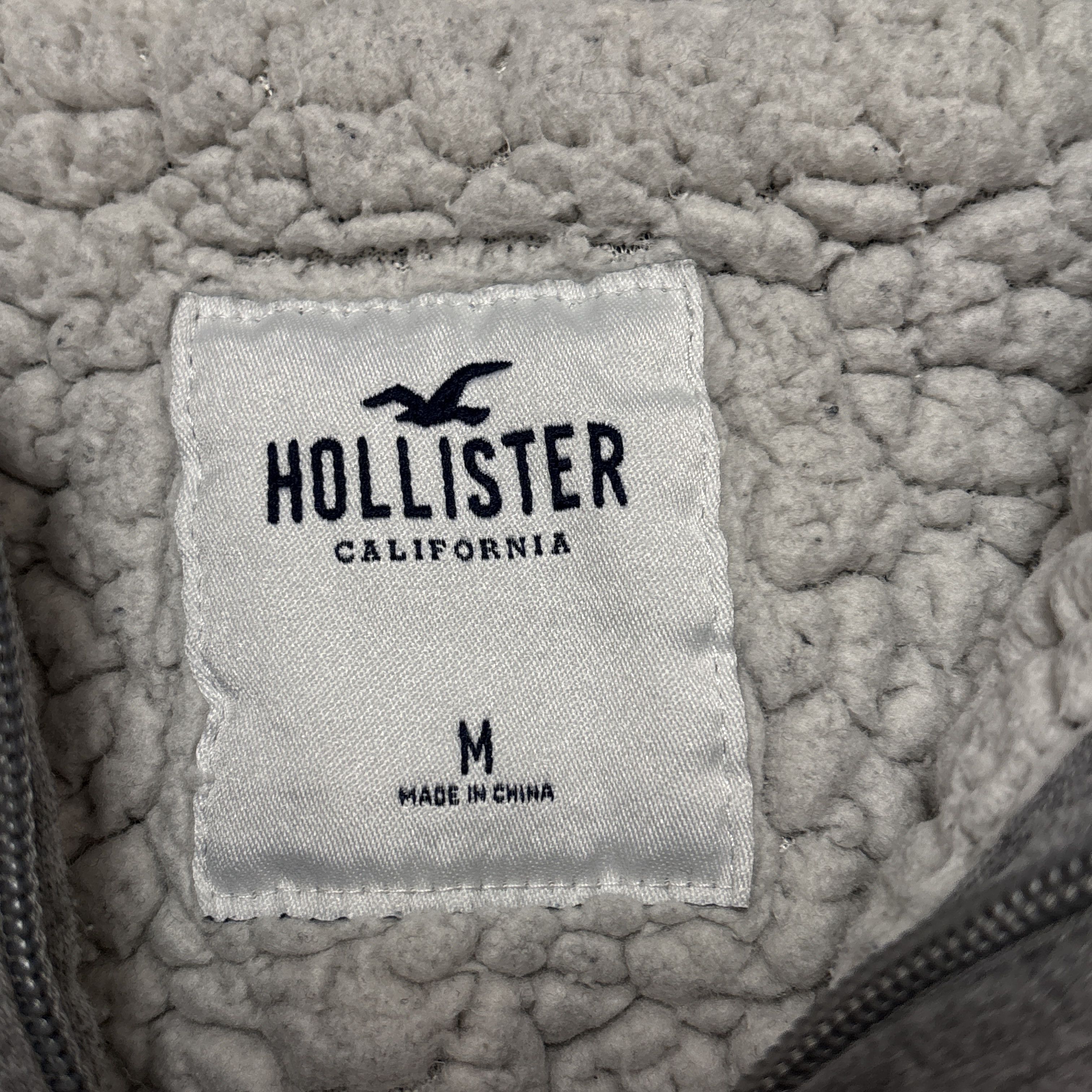 Hollister Hollister Sherpa Lined Zip Up Hoodie Big Logo Y2K Style Size M / US 6-8 / IT 42-44 - 5 Thumbnail