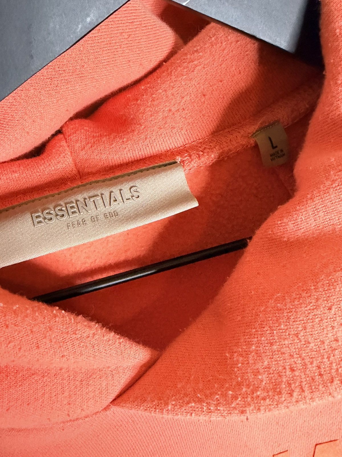 Essentials Fear of god essentials hoodie salmon Size US L / EU 52-54 / 3 - 4 Thumbnail