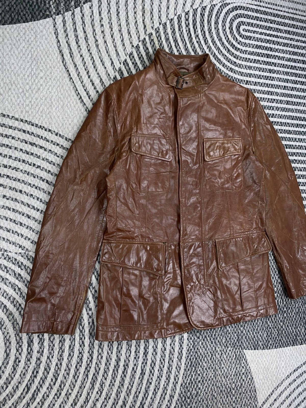 Dezert Vintage Dezert Collection Rare Brown Leather Jacket Size US M / EU 48-50 / 2 - 3 Thumbnail