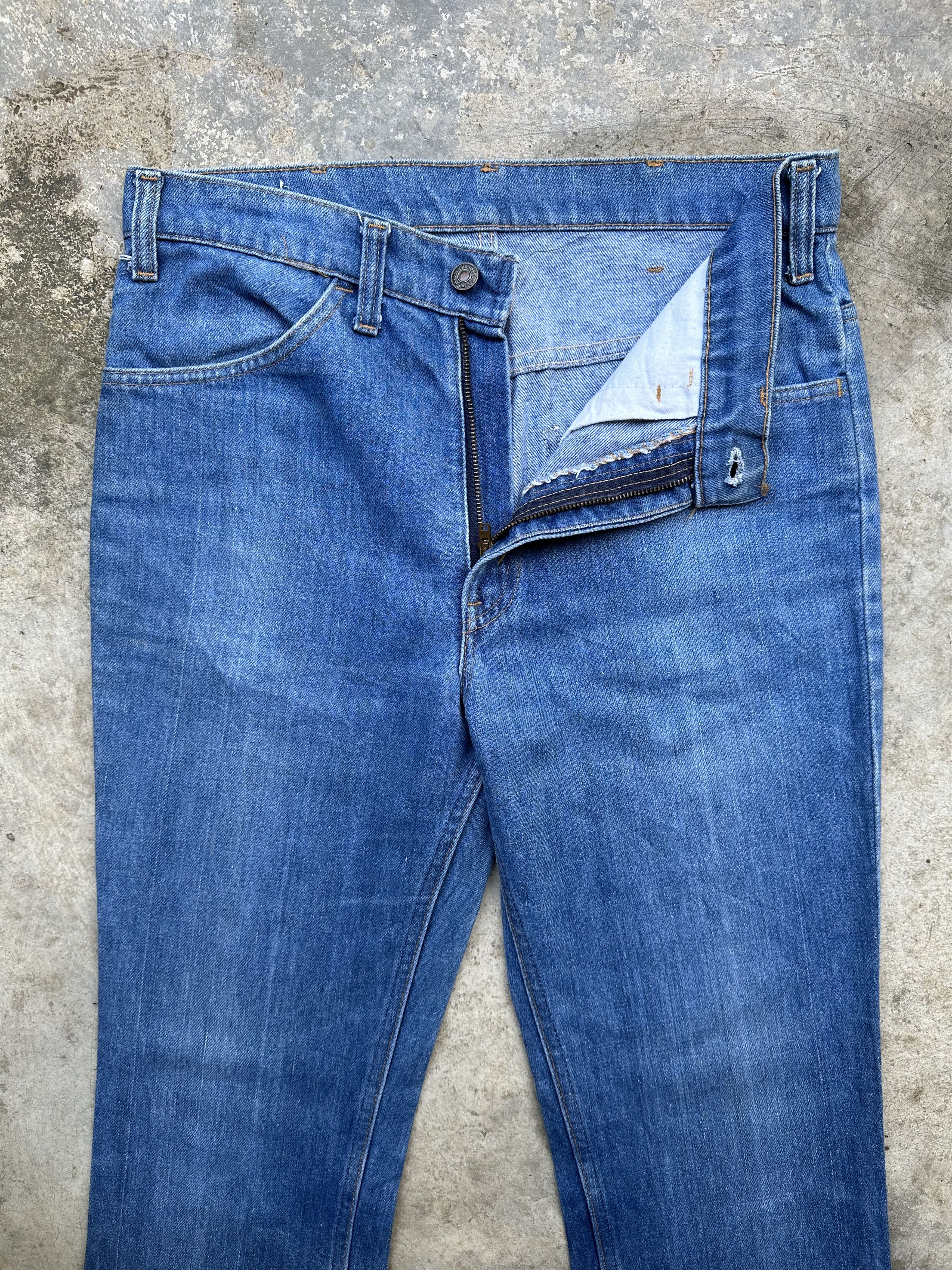 Levi's Rare!! 70s 646 Orange Tab Talon 42 Flare Bell Bottom Jeans Size US 32 / EU 48 - 6 Thumbnail