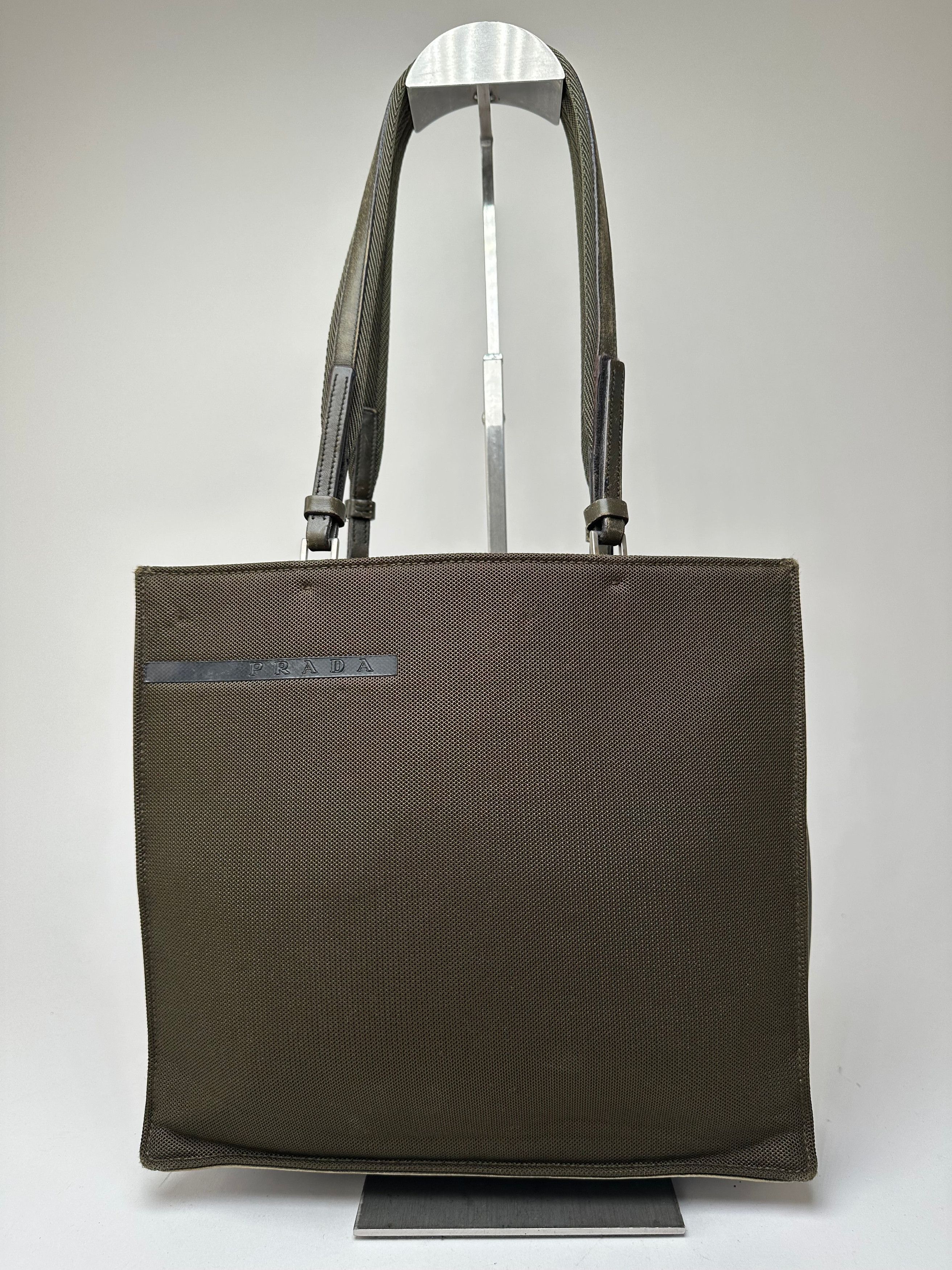 Prada Vintage Sport Tessuto Nylon Shoulder Bag Olive Brown Size ONE SIZE - 1 Thumbnail