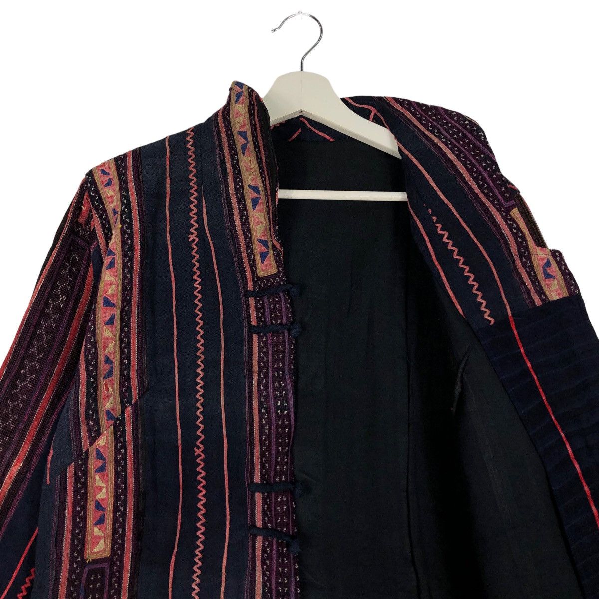 Japanese Brand 🔥Vtg Mandarin Style Jacket Navajo Issey Miyake Design Size US M / EU 48-50 / 2 - 10 Thumbnail