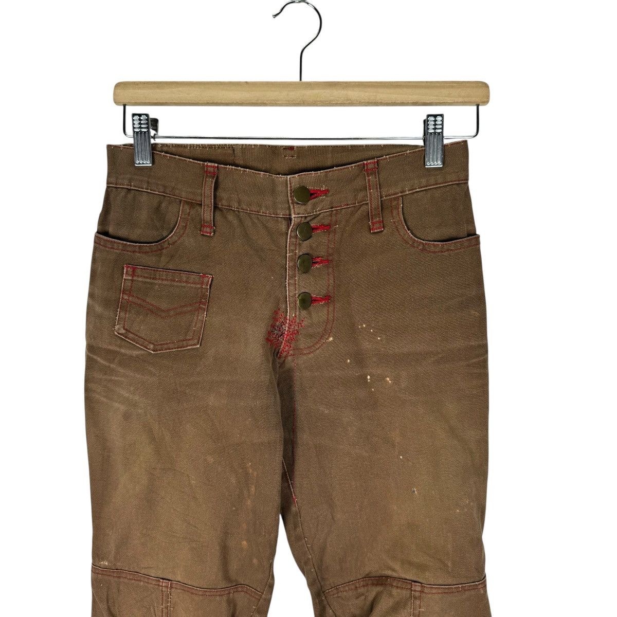 Christopher Nemeth 🔥CHRISTOPHER NEMETH DENIM SHORT PANTS Size 26" / US 2 / IT 38 - 2 Thumbnail