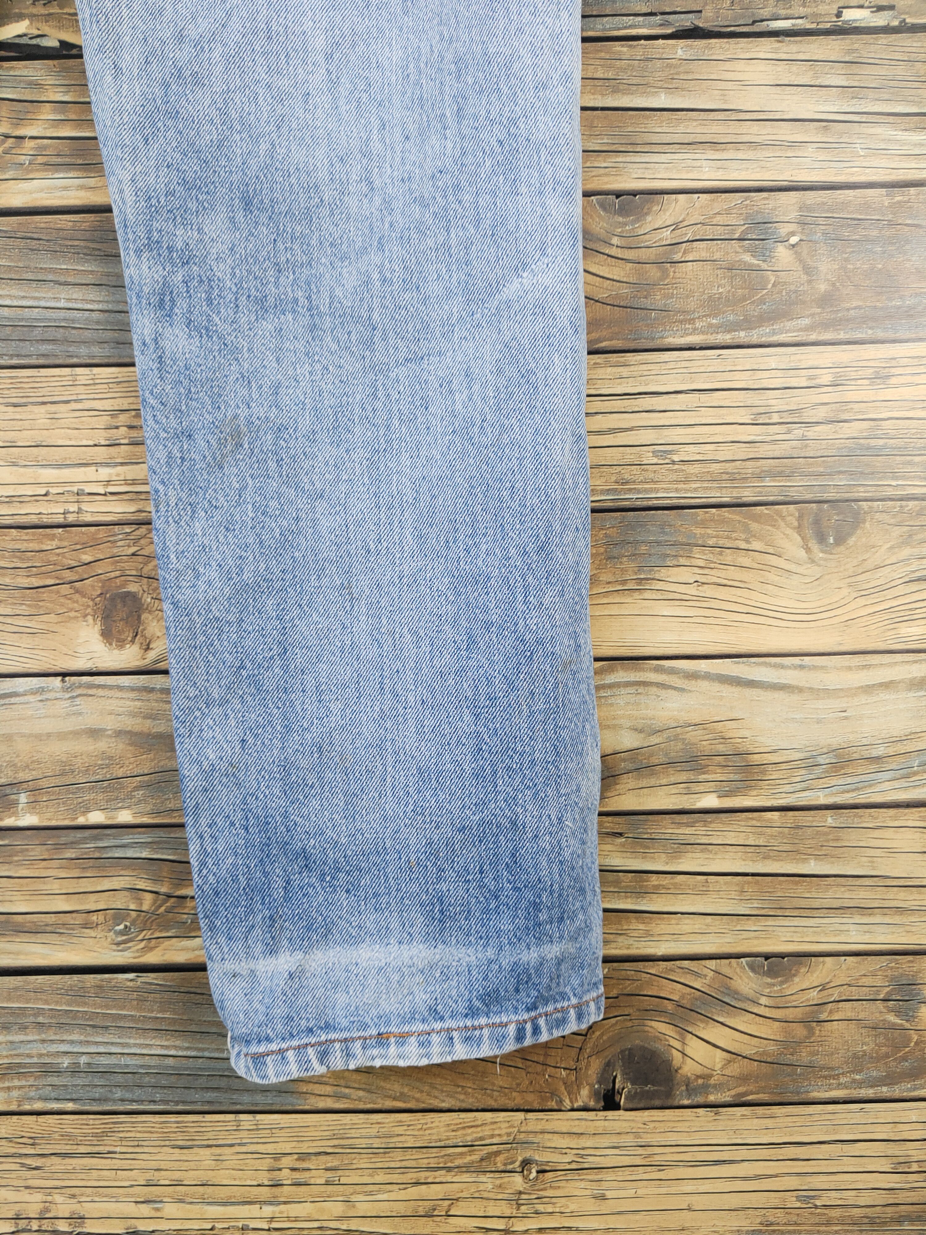 Levi's 510 Levi's Blue Distressed Ripped denim Jeans #W2078 Size US 33 - 12 Thumbnail