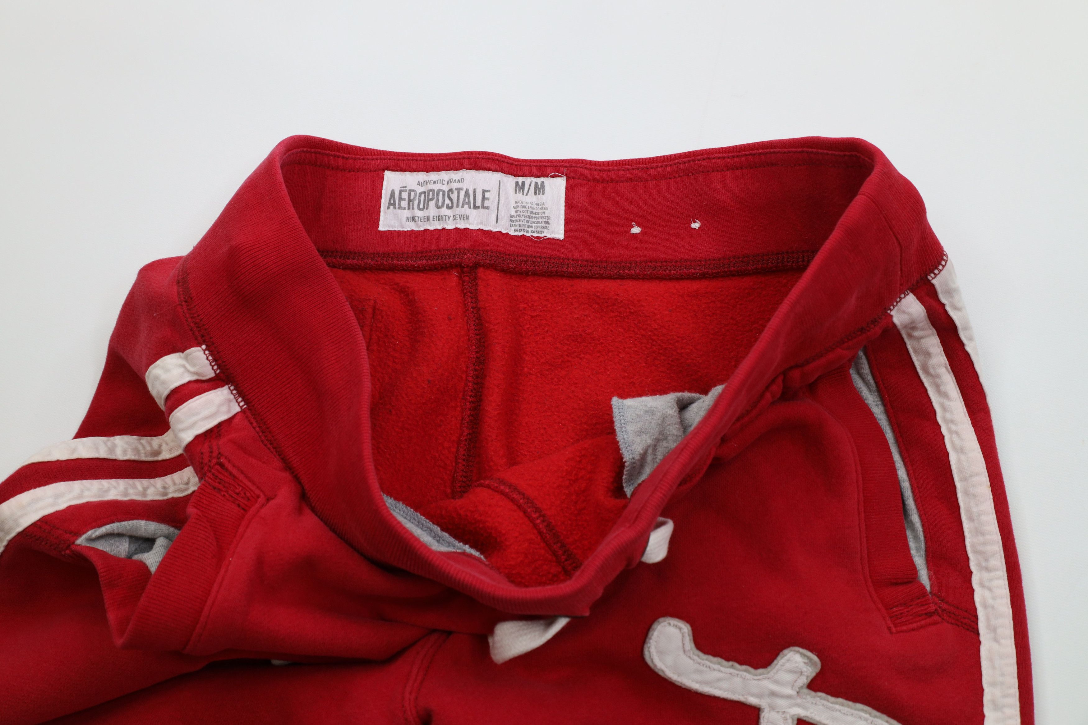 Aeropostale Vintage 90s Y2K Aeropostale Wide Leg Sweatpants Pants Red Size US 36 / EU 52 - 12 Thumbnail