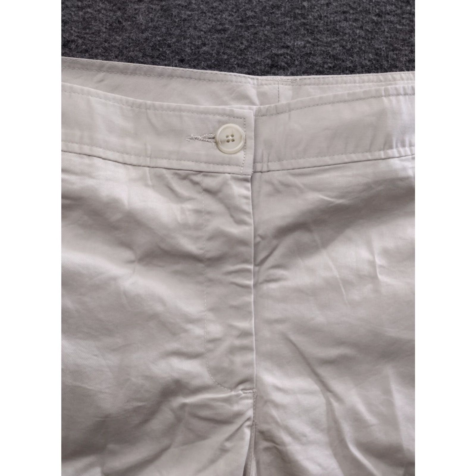 Vintage White Stag Women's Chino Style Shorts Beige Size 18W Size 40" / US 18 - 3 Thumbnail