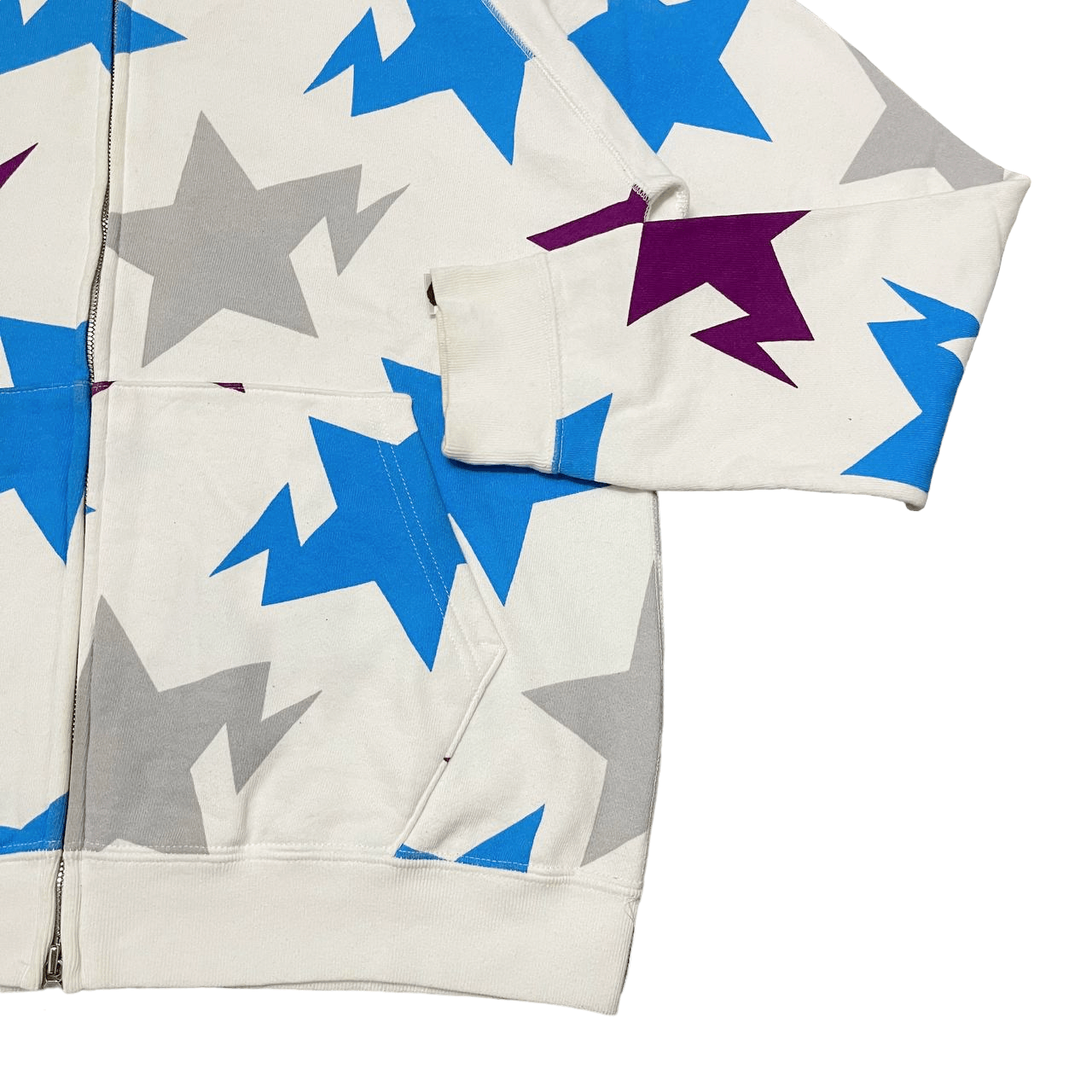 Bape Bapesta Yokohama Star Pattern Full Zip Hoodie Size US S / EU 44-46 / 1 - 4 Thumbnail