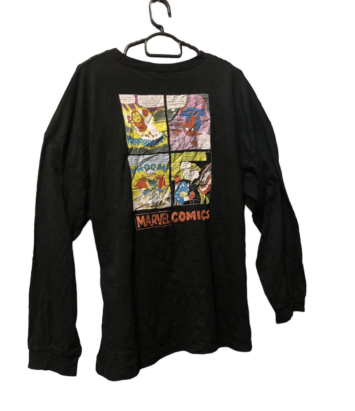 Anime × Cartoon Network × Japanese Brand Vintage Anima Marvel Comics Long Sleeve Tee Shirt Size US L / EU 52-54 / 3 - 17 Thumbnail