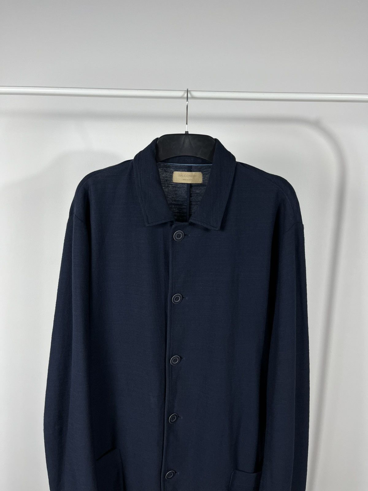 Other Falconeri Made in Italy Navy Blue Cotton Blazer Jacket Size US XL / EU 56 / 4 - 2 Thumbnail