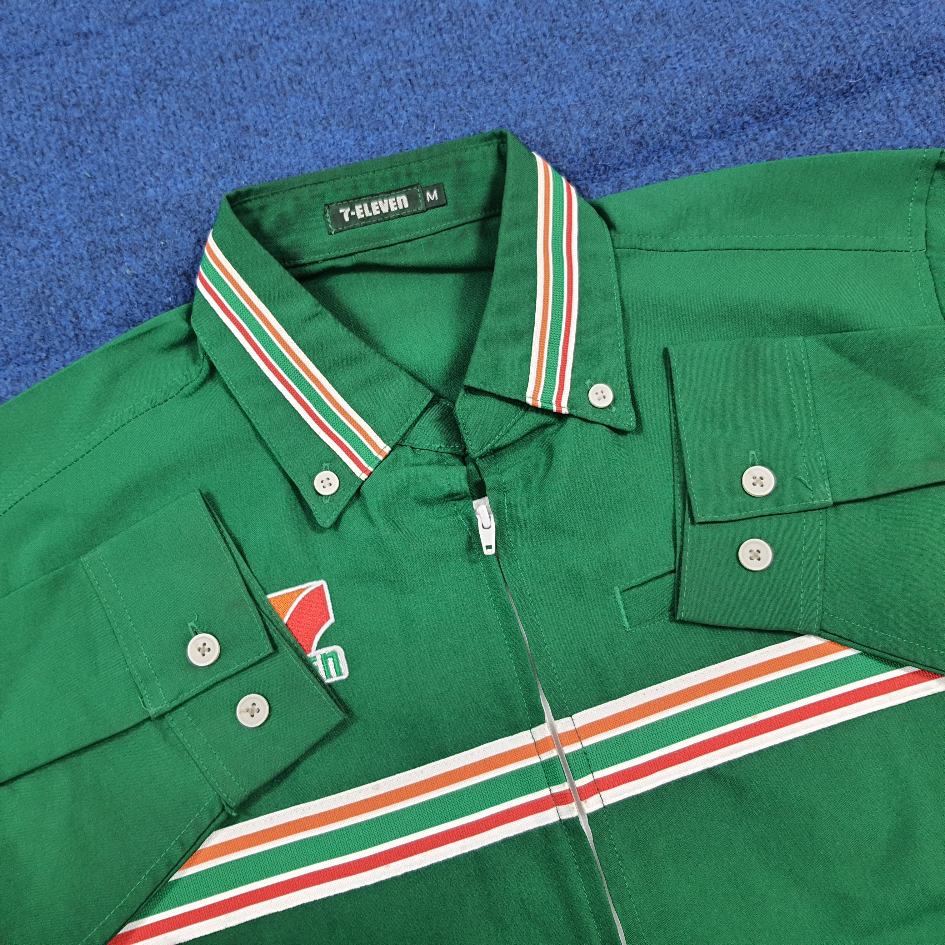 Japanese Brand Vintage 7 Eleven Japan Staff Uniform Work Jacket C299N53 Size US M / EU 48-50 / 2 - 5 Thumbnail