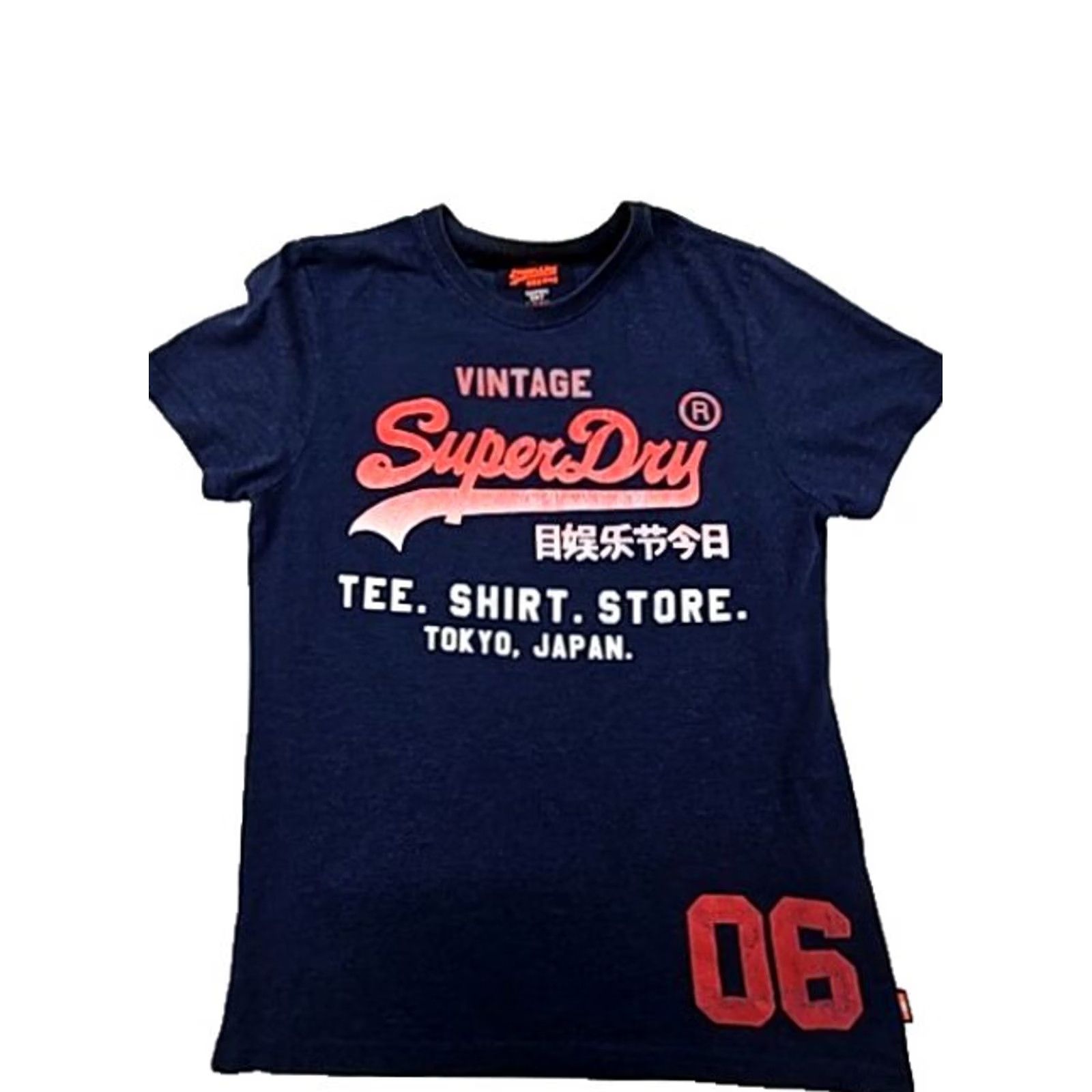 Superdry Superdry Vintage Logo Tokyo Navy L Relaxed Fit Graphic T Shirt Size US L / EU 52-54 / 3 - 2 Thumbnail