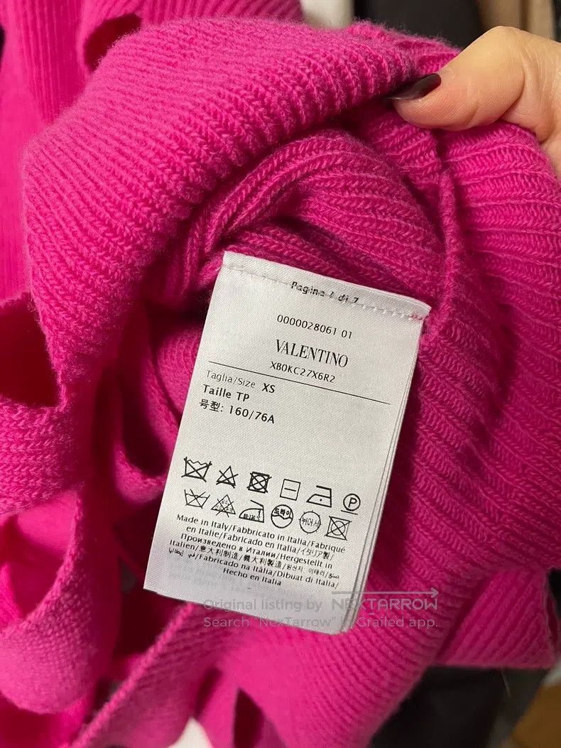 Valentino Valentino Wool peach pink sweater Size XS / US 0-2 / IT 36-38 - 2 Thumbnail