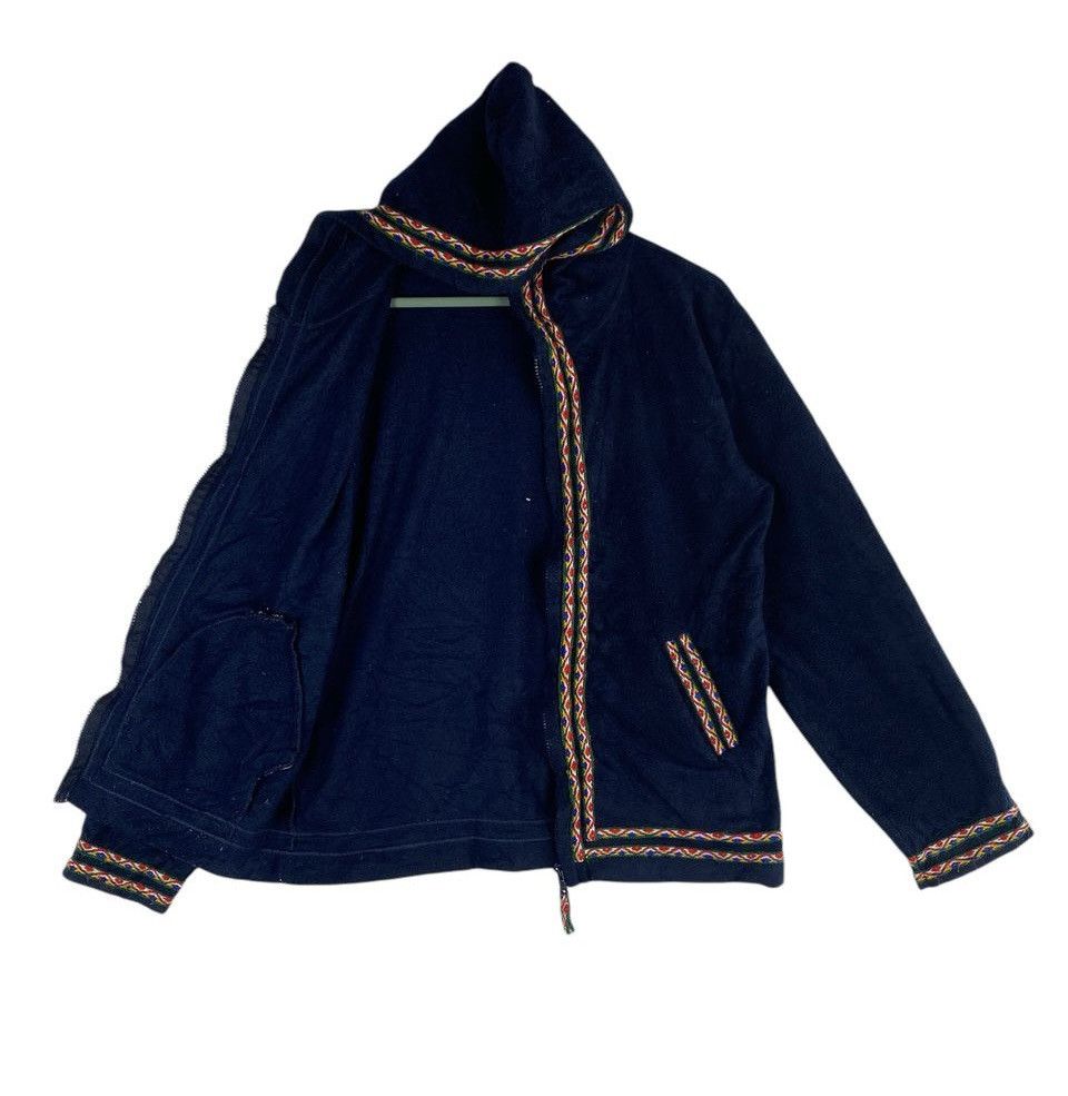 Beams Plus × Japanese Brand Rare BEAMS japan native trim fleece hooded jacket Size US M / EU 48-50 / 2 - 2 Thumbnail