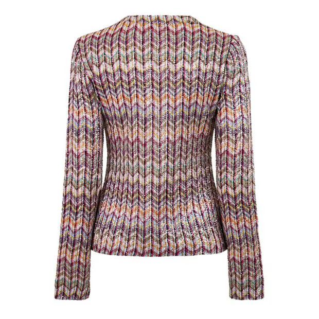 Missoni o1g2r1mq1124 Cardigan in Multicolor Size M / US 6-8 / IT 42-44 - 2 Thumbnail