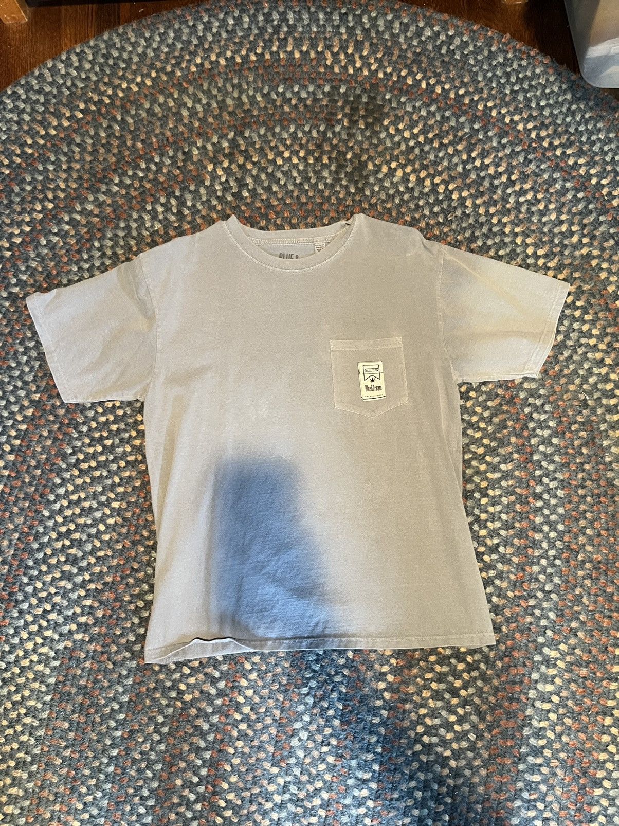 Blue & Cream Blue & Cream Gray Graphic Pocket T-Shirt Size US M / EU 48-50 / 2 - 1 Thumbnail