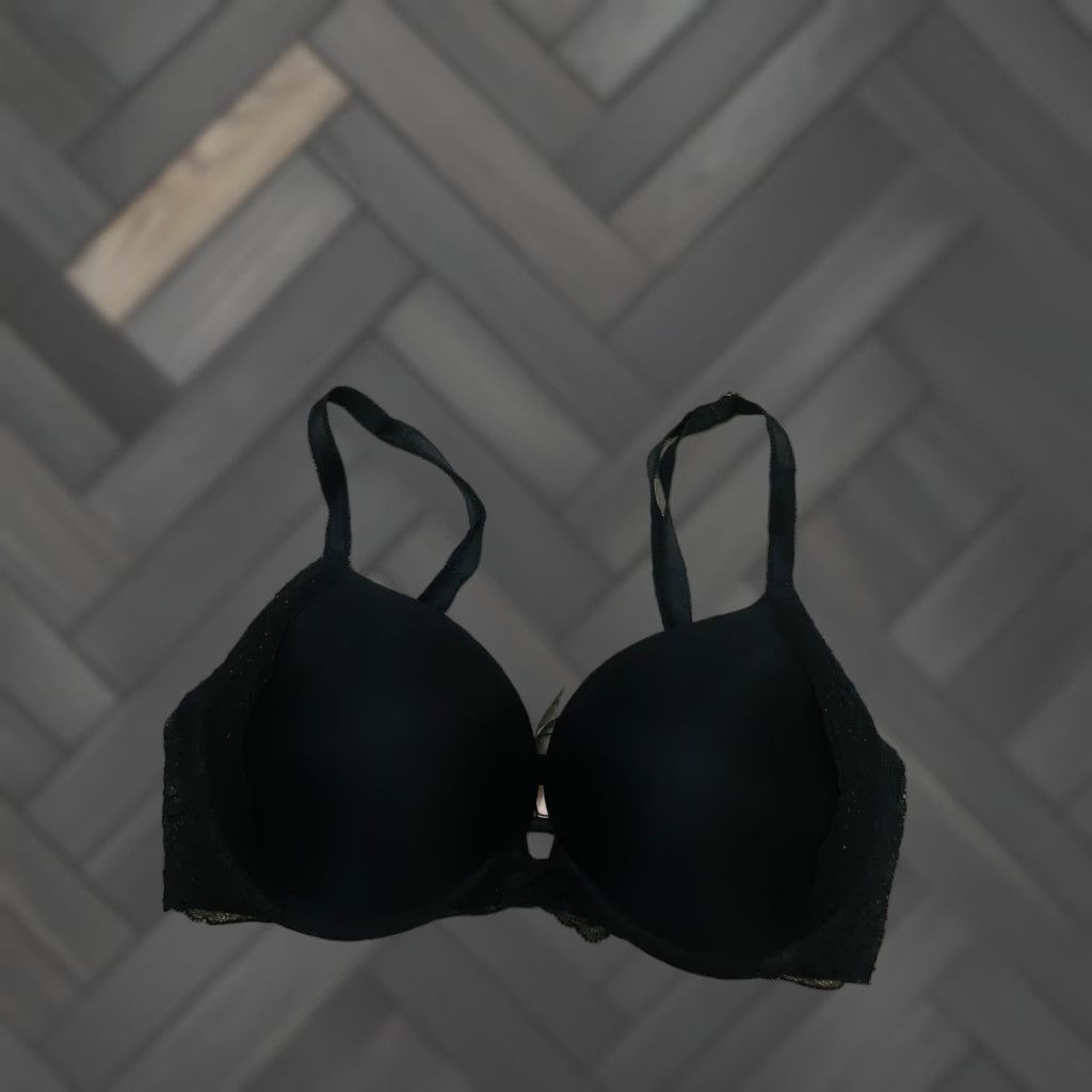 Victoria's Secret Victoria's Secret DREAM ANGELS Push Up Bra 34D Black Lace Black Lace 34D Womens Bra Size ONE SIZE - 1 Thumbnail