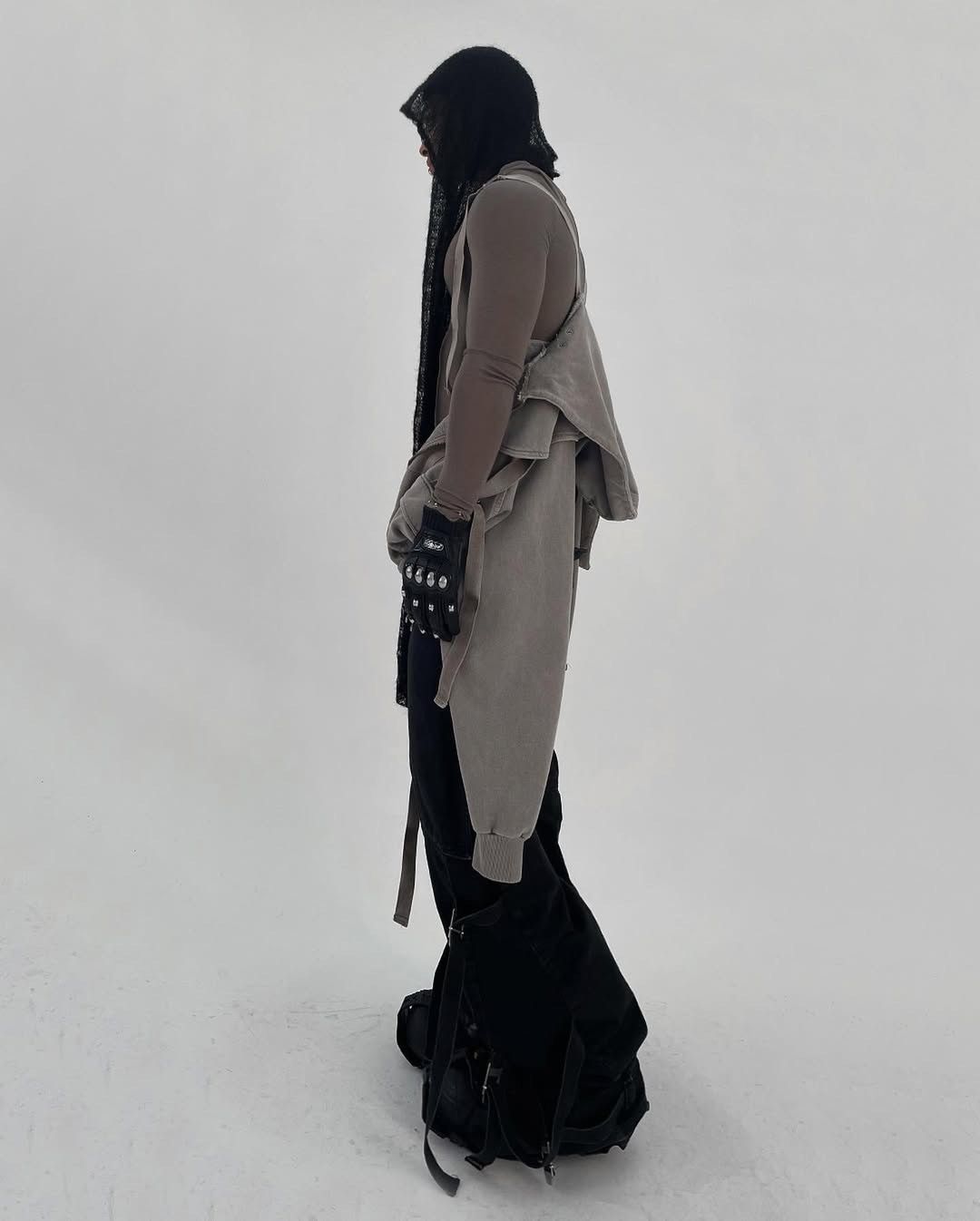 SHINE LUXURY Shine Luxury “SANGUINE” Layered Navigator Zipper Hoodie Size US S / EU 44-46 / 1 - 5 Thumbnail