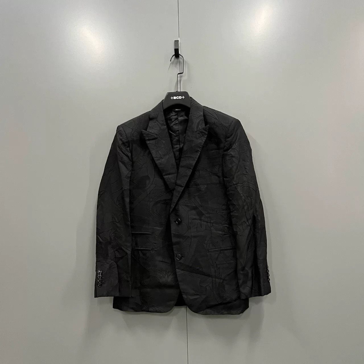 Hermes black embroidered dragon suit jacket Size US L / EU 52-54 / 3 - 1 Thumbnail
