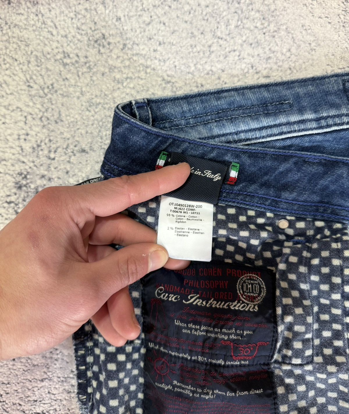 Jacob Cohen Jacob Cohen J622 Comfort Jeans 33 Handmade Dark Wash Denim Size US 33 - 15 Thumbnail