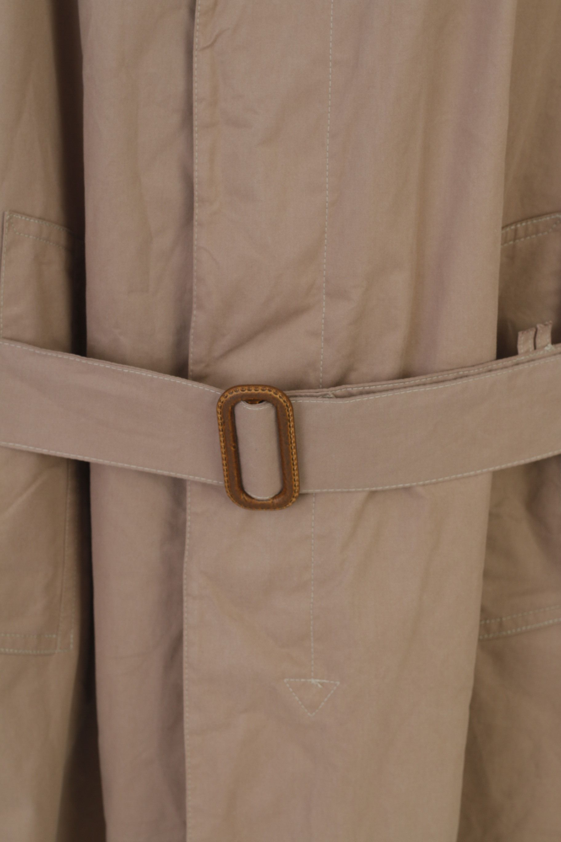 Bugatti Bugatti Men XL Coat Belt Collar Bottoms Beige 0213 Size US XL / EU 56 / 4 - 4 Thumbnail