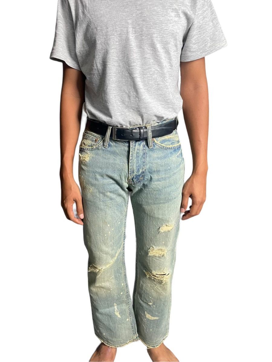 20471120 × American Eagle Outfitters American Eagle Vintage Mudmax Distressed Jeans Size US 29 - 11 Thumbnail
